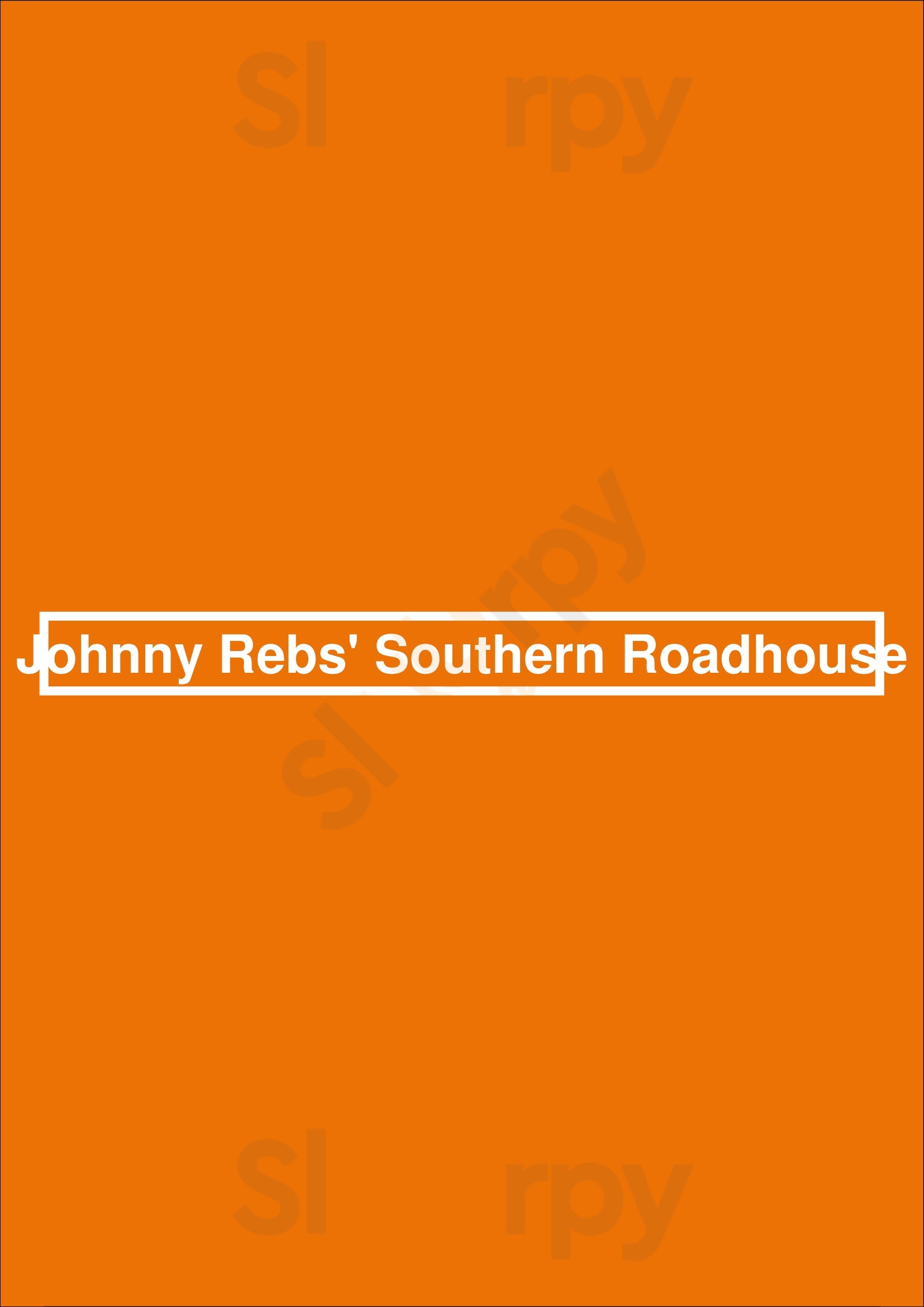 Johnny Rebs' True South Long Beach Menu - 1