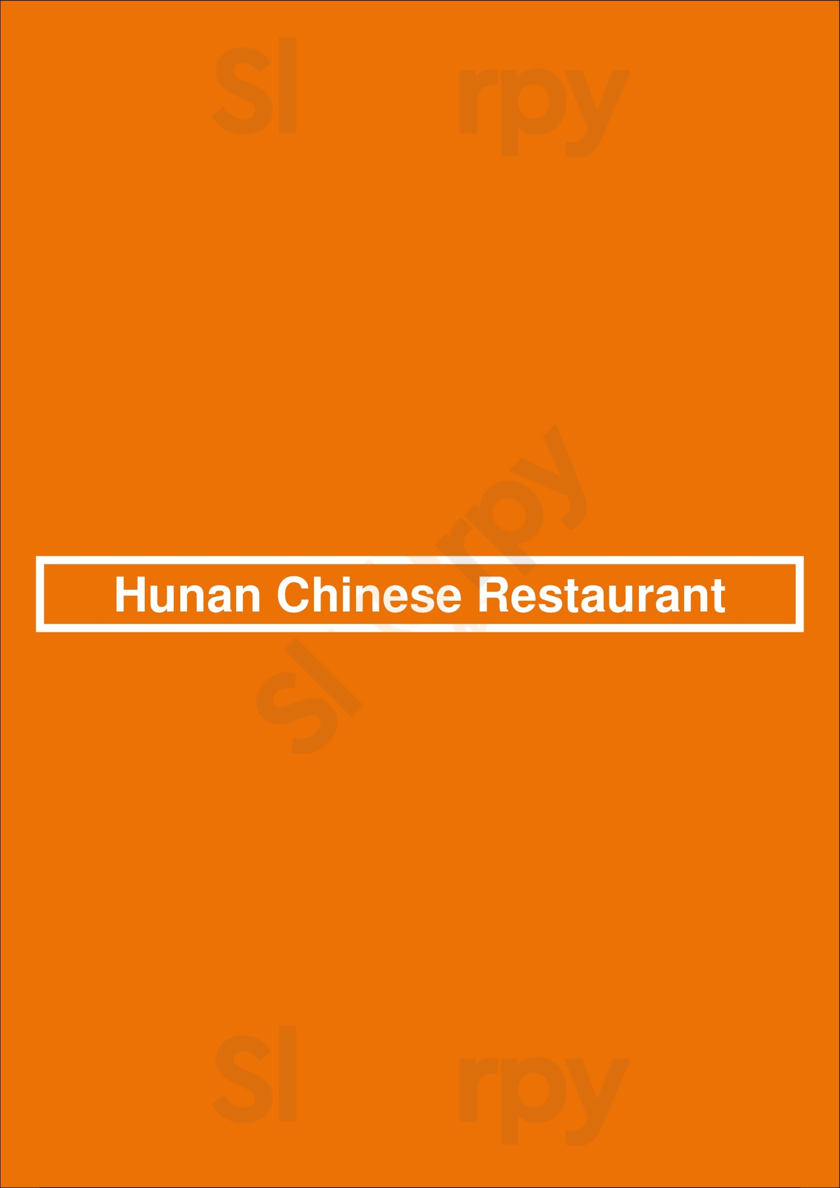 Hunan Chinese Restaurant Fresno Menu - 1