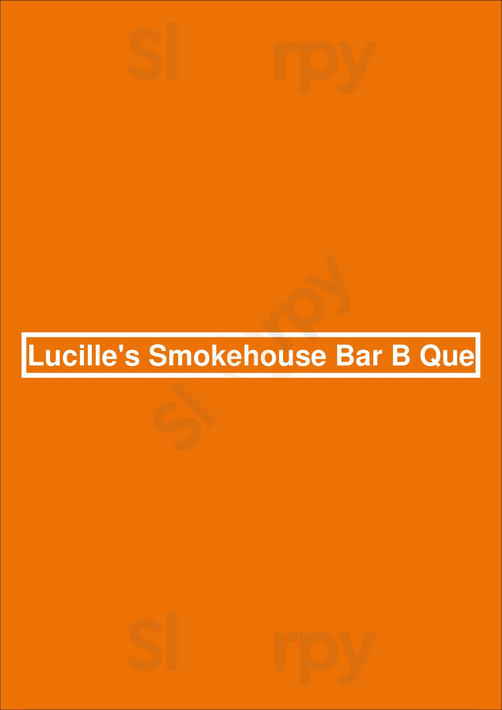 Lucille's Smokehouse Bar B Que Long Beach Menu - 1