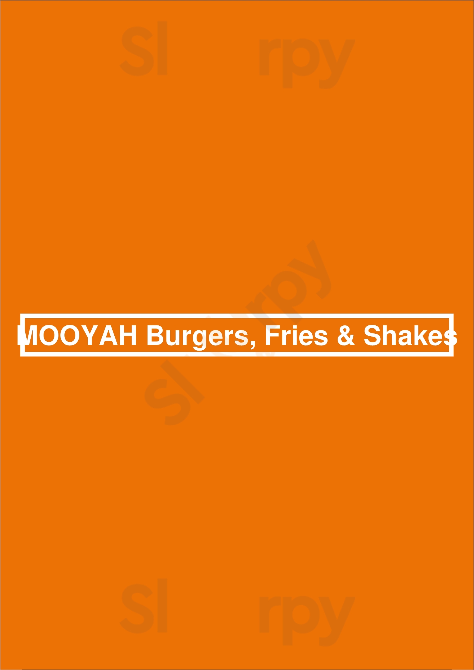 Mooyah Burgers, Fries & Shakes Birmingham Menu - 1
