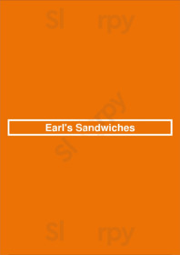 Earl's Sandwiches menu