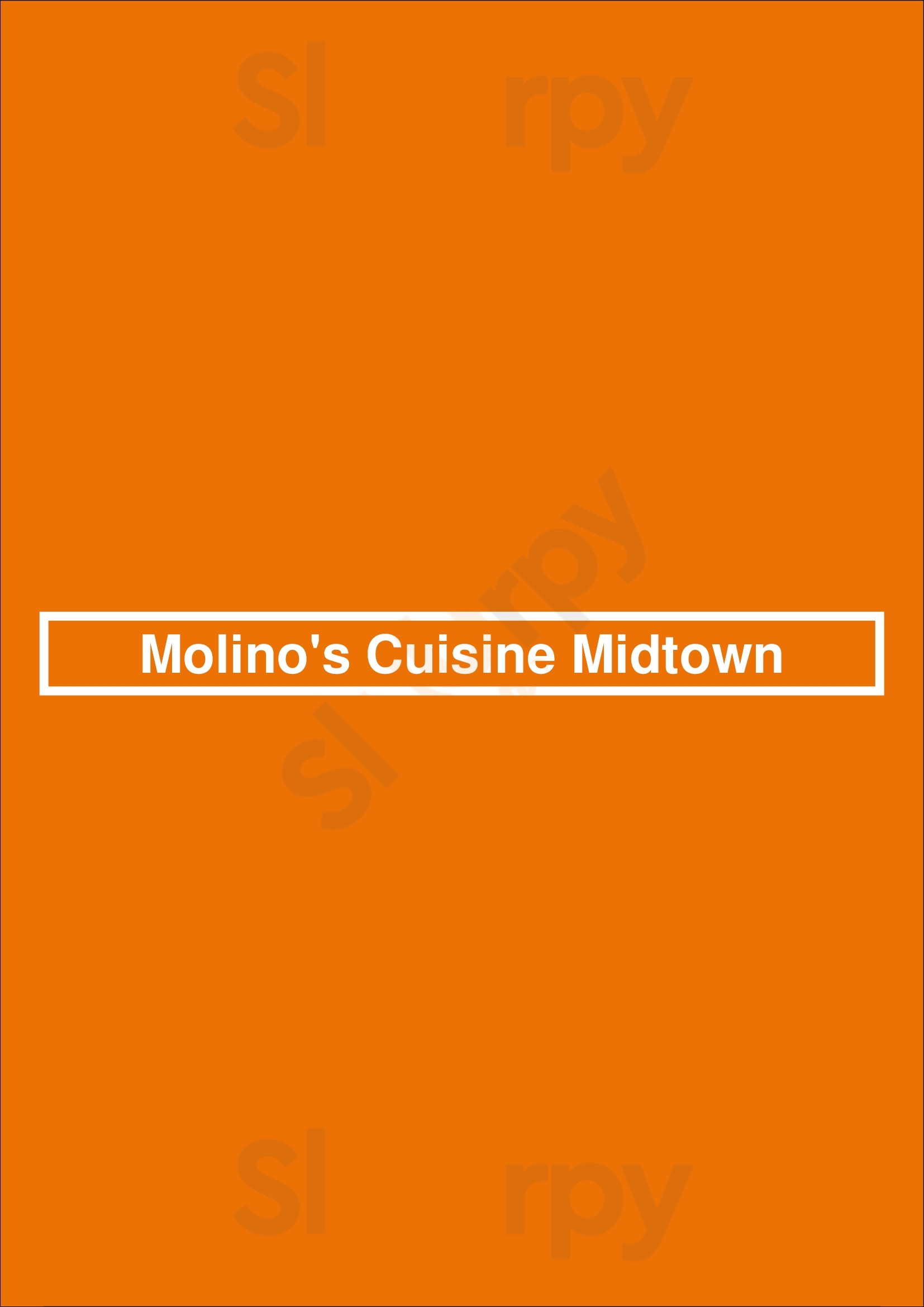 Molino's Cuisine Midtown Wichita Menu - 1