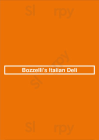 Bozzelli's Italian Deli menu