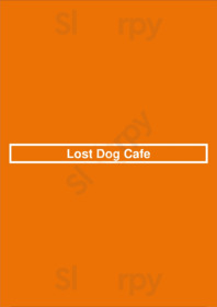 Lost Dog Cafe menu