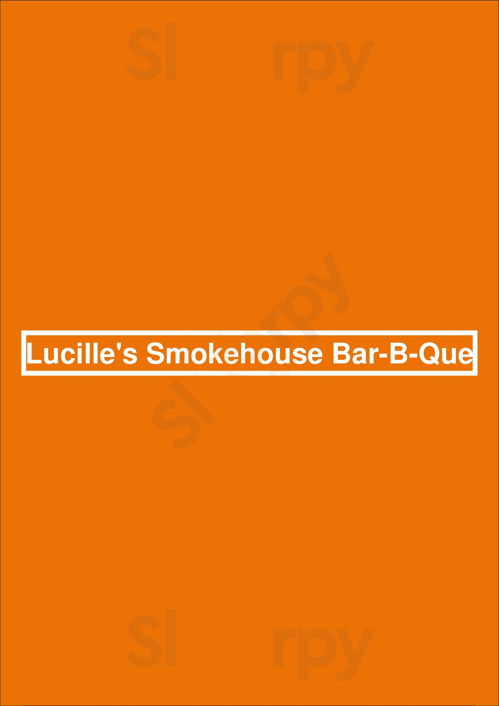 Lucille's Smokehouse Bar-b-que Long Beach Menu - 1