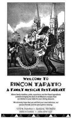 Rincon Tapatio Spokane Menu - 1