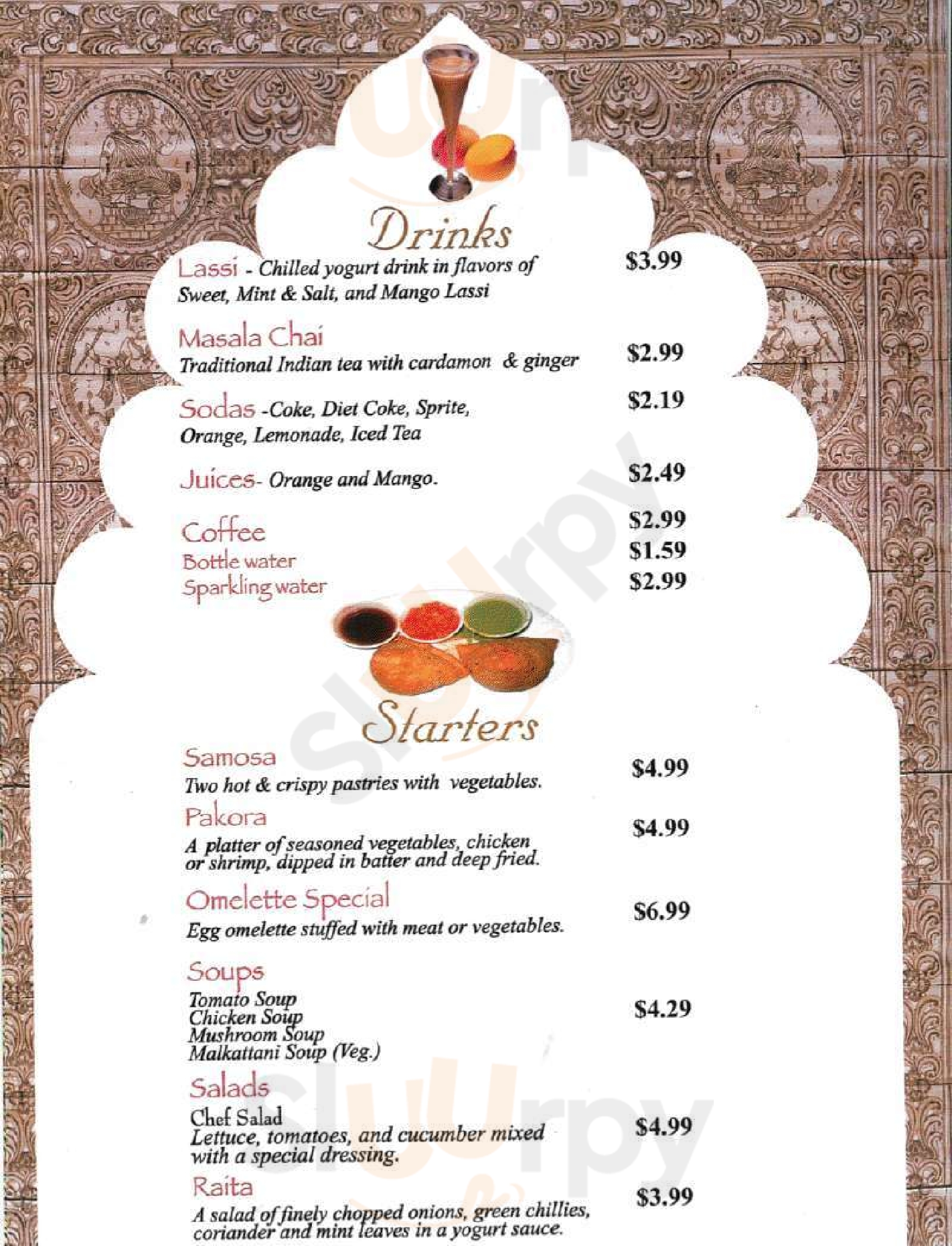 The India Palace West Palm Beach Menu - 1