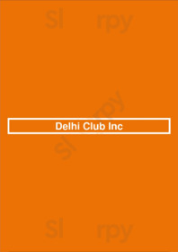 Delhi Club Inc menu