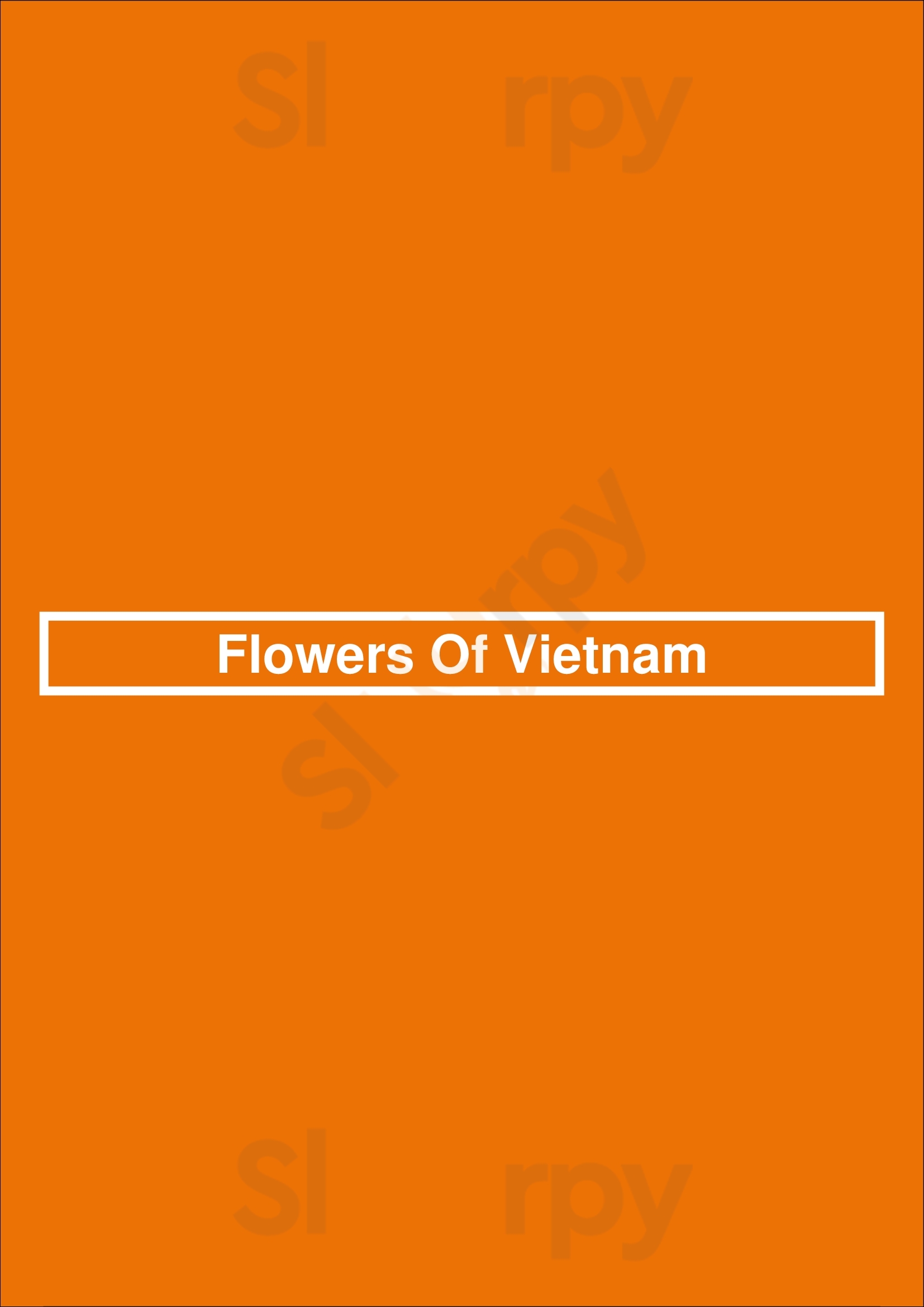 Flowers Of Vietnam Detroit Menu - 1