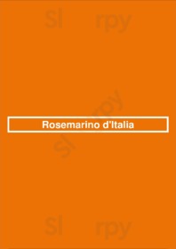Rosemarino D'italia