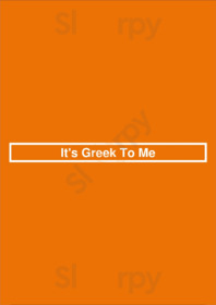 It's Greek To Me