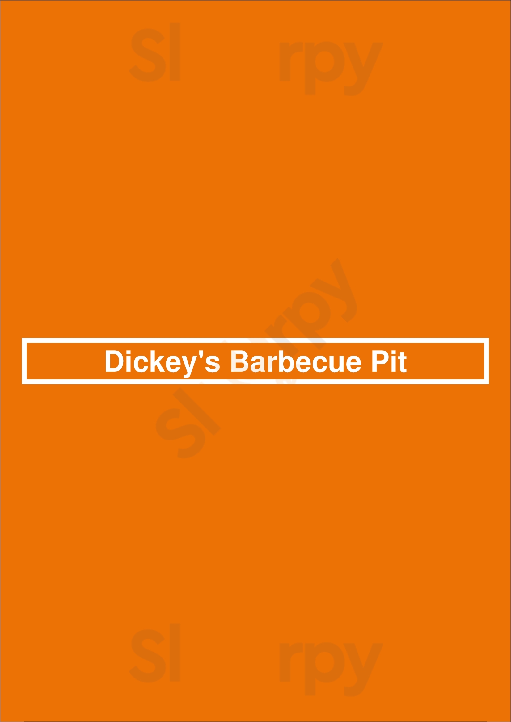 Dickey's Barbecue Pit Arlington Menu - 1