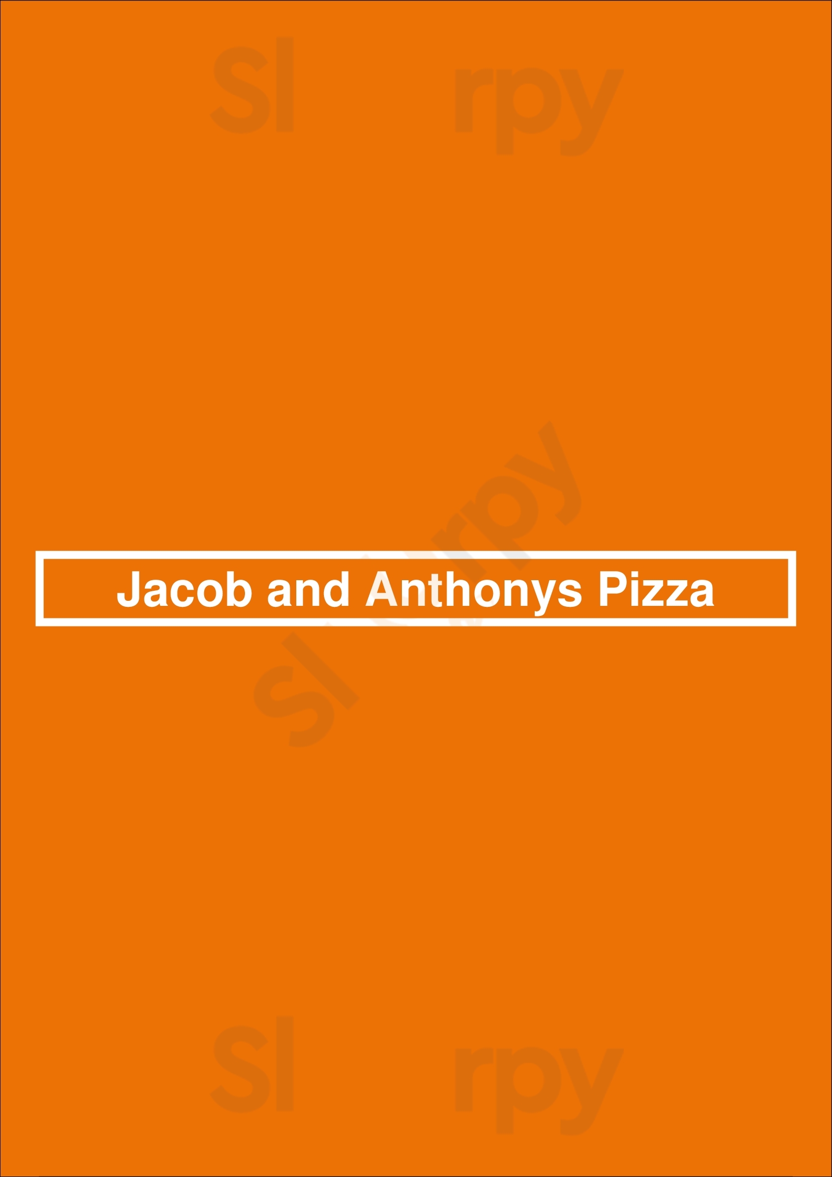 Jacob And Anthonys Italian Albany Menu - 1
