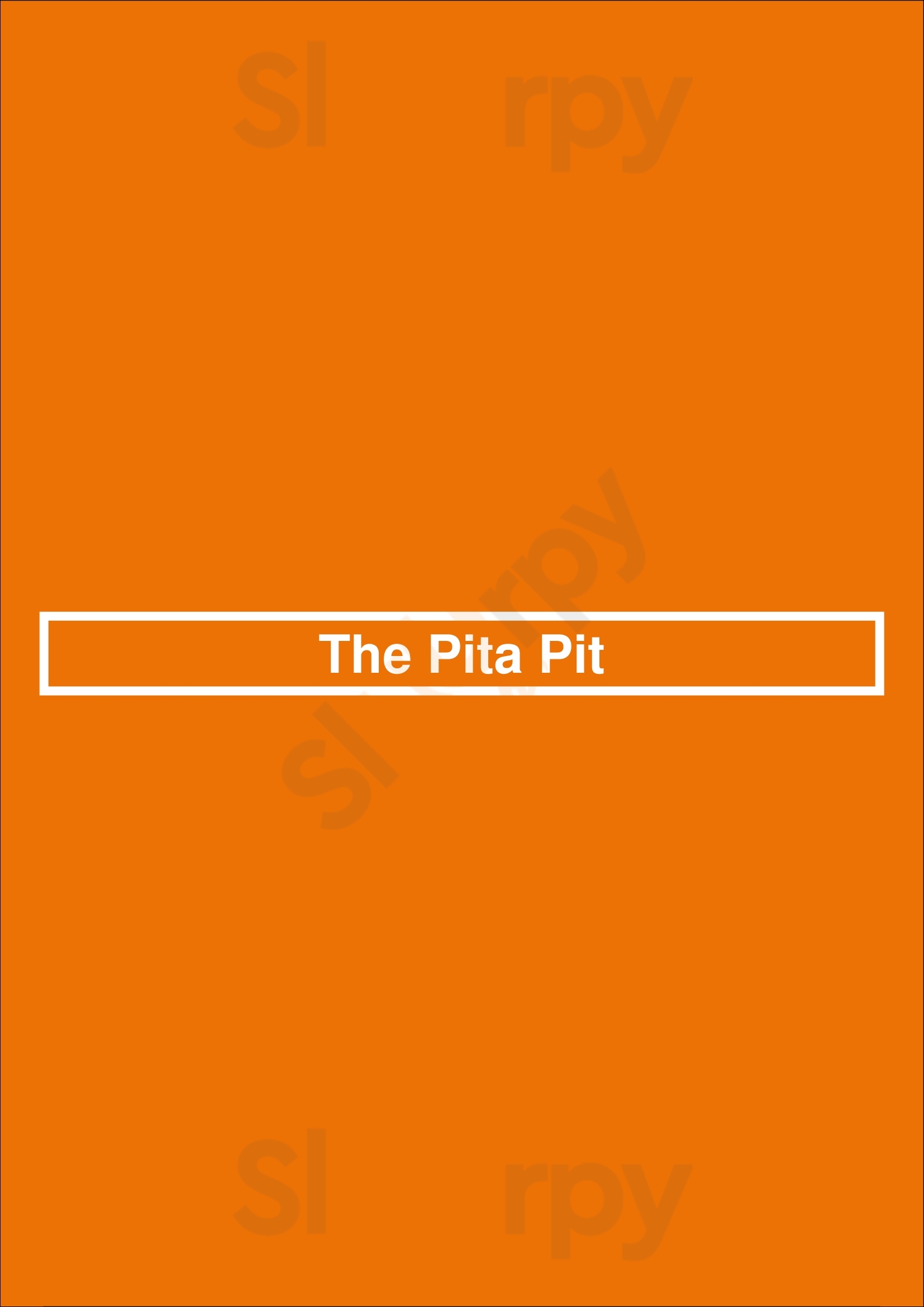 Pita Pit Columbia Menu - 1