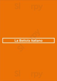 La Bettola Italiano menu
