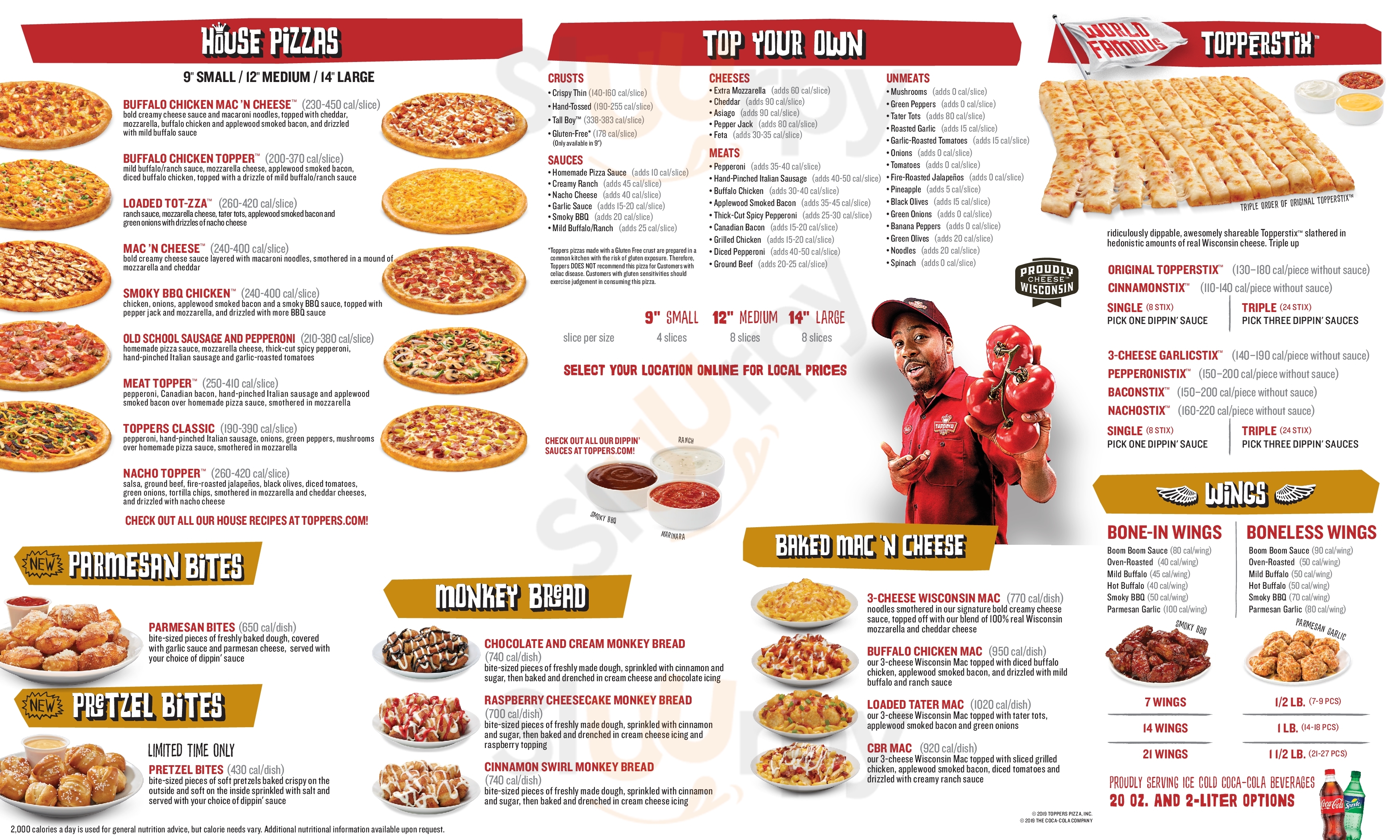 Main Menu - Toppers Pizza