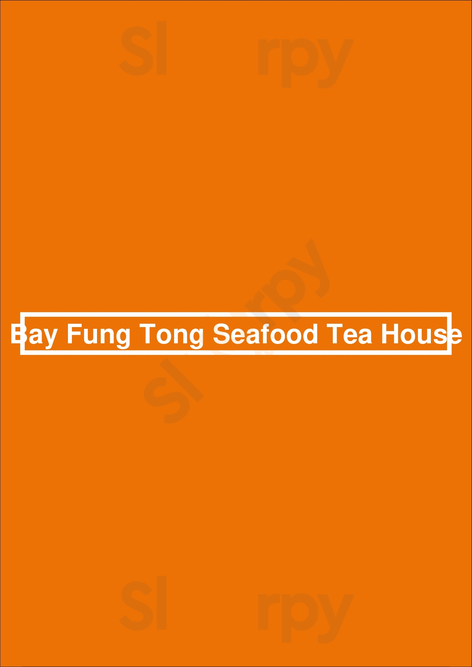 Bay Fung Tong Seafood Tea House Oakland Menu - 1