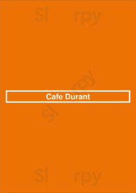 Cafe Durant
