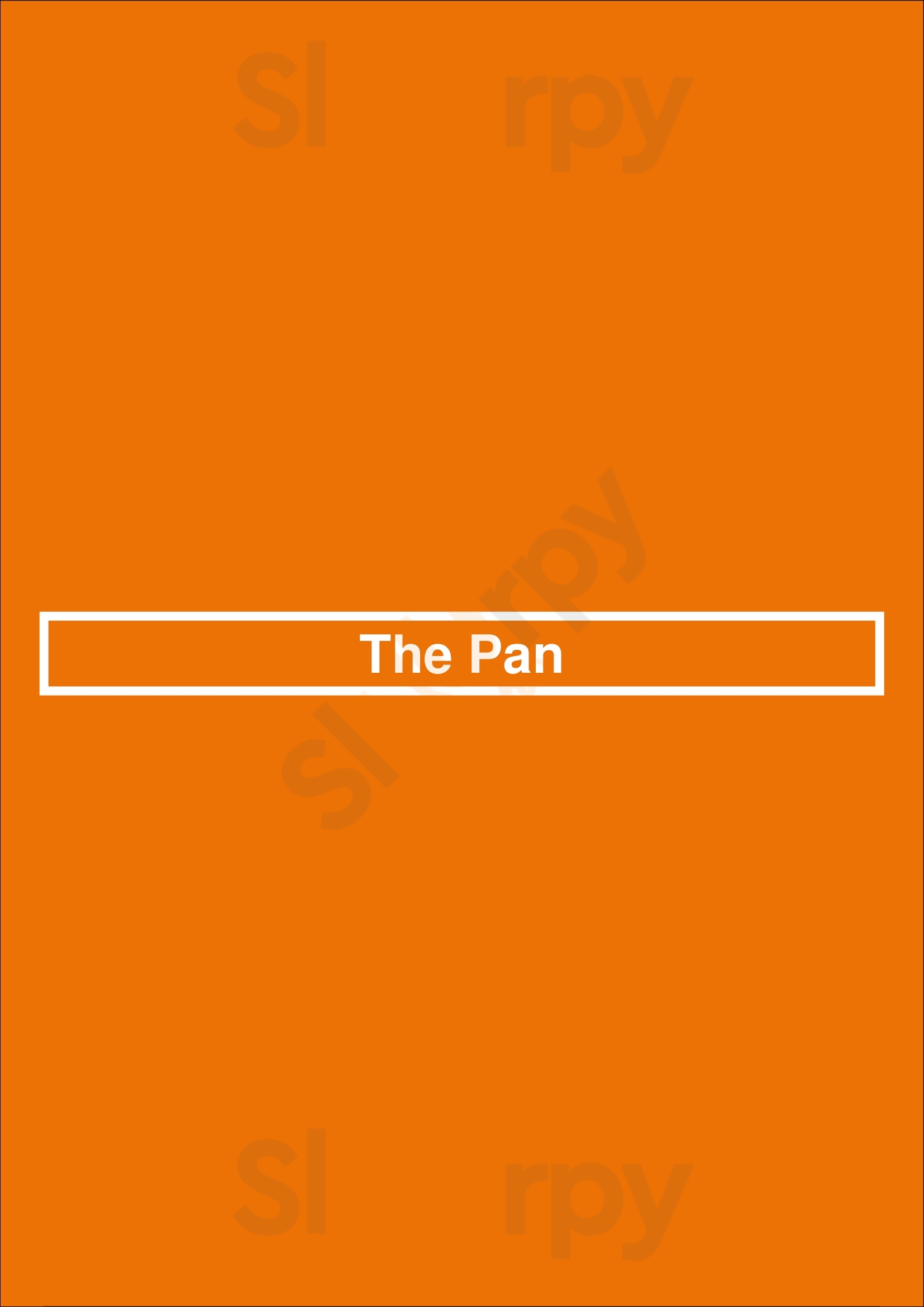 The Pan Pasadena Menu - 1