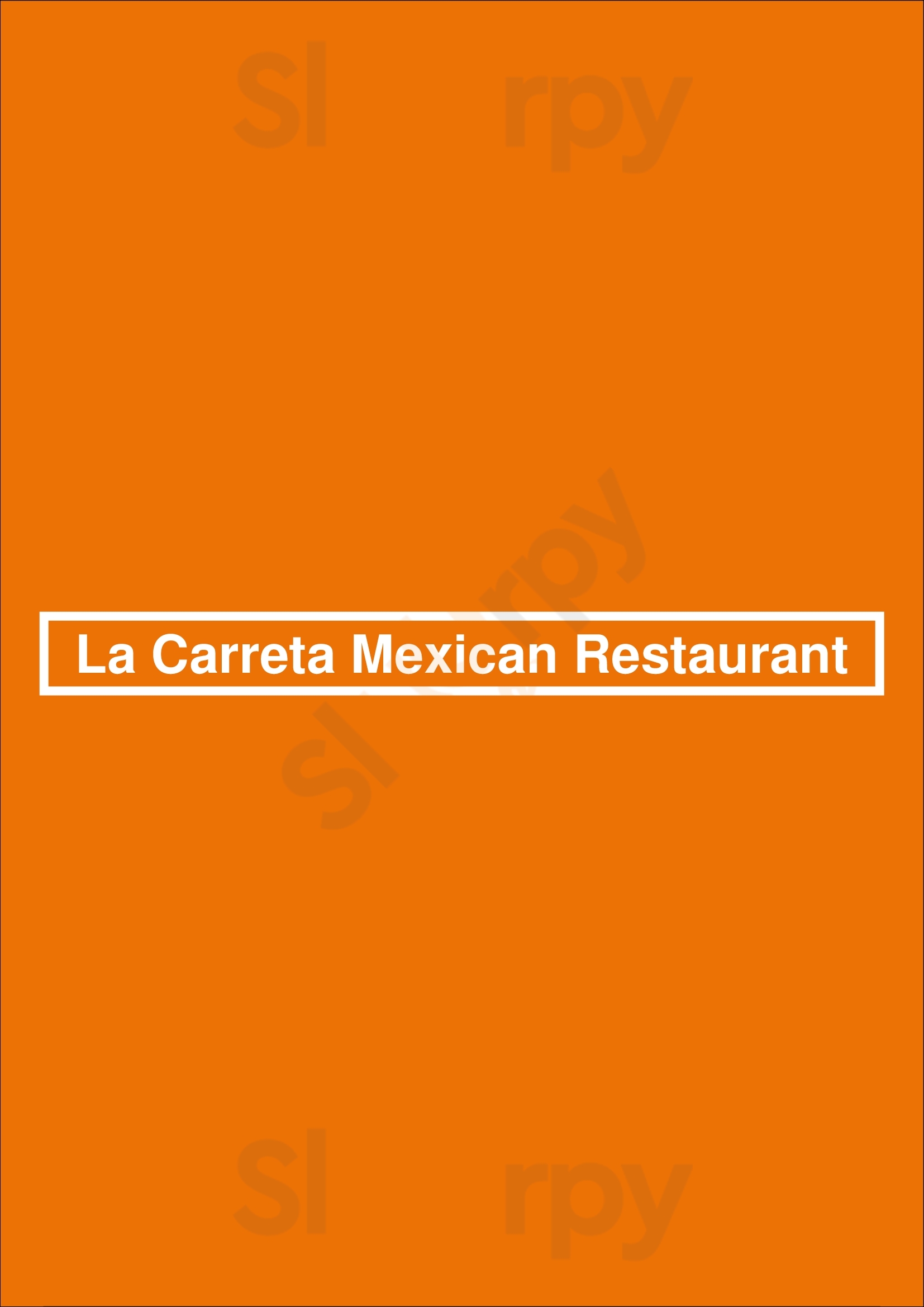 La Carreta Mexican Restaurant Winston Salem Menu - 1