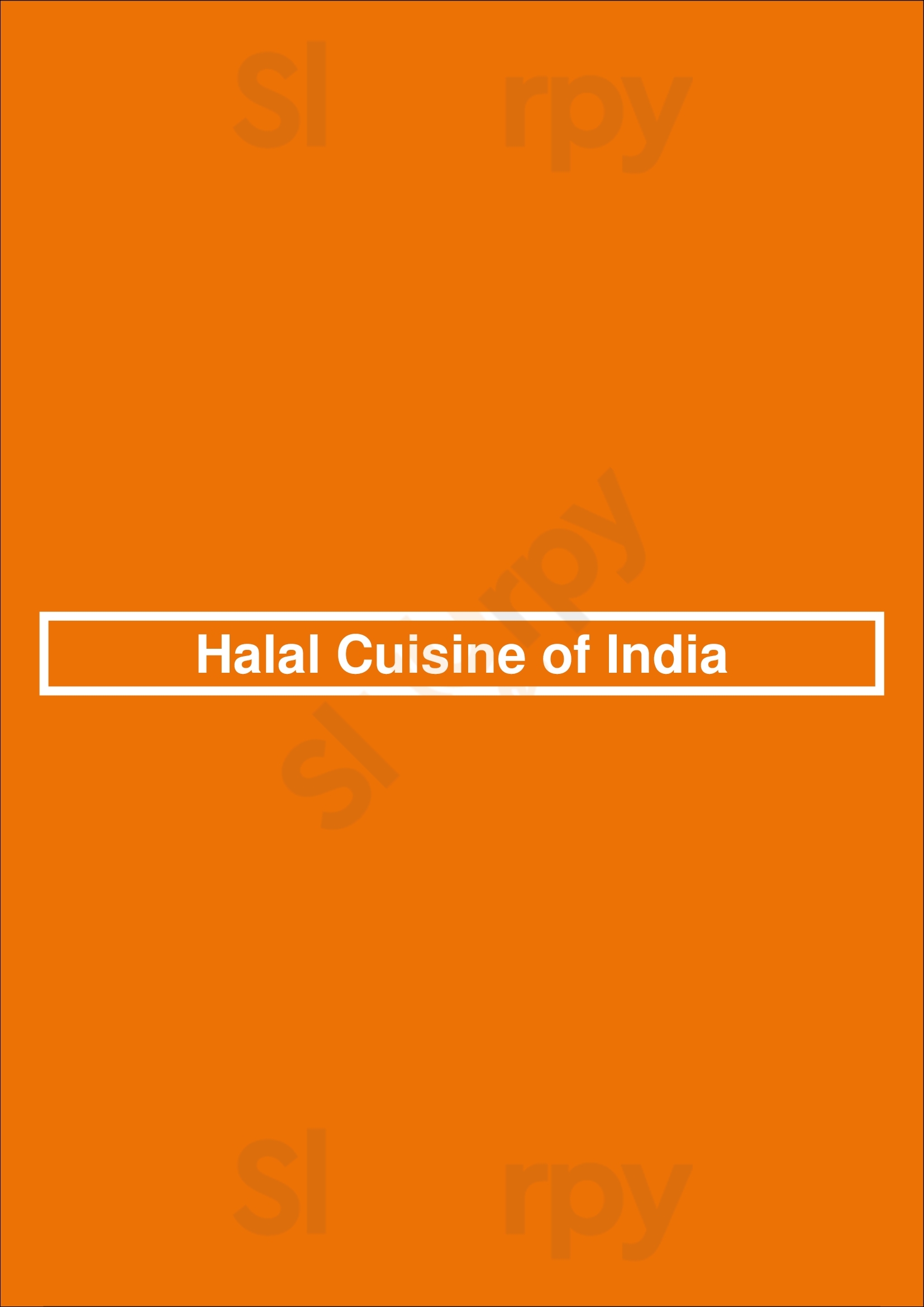 Halal Cuisine Of India Mobile Menu - 1