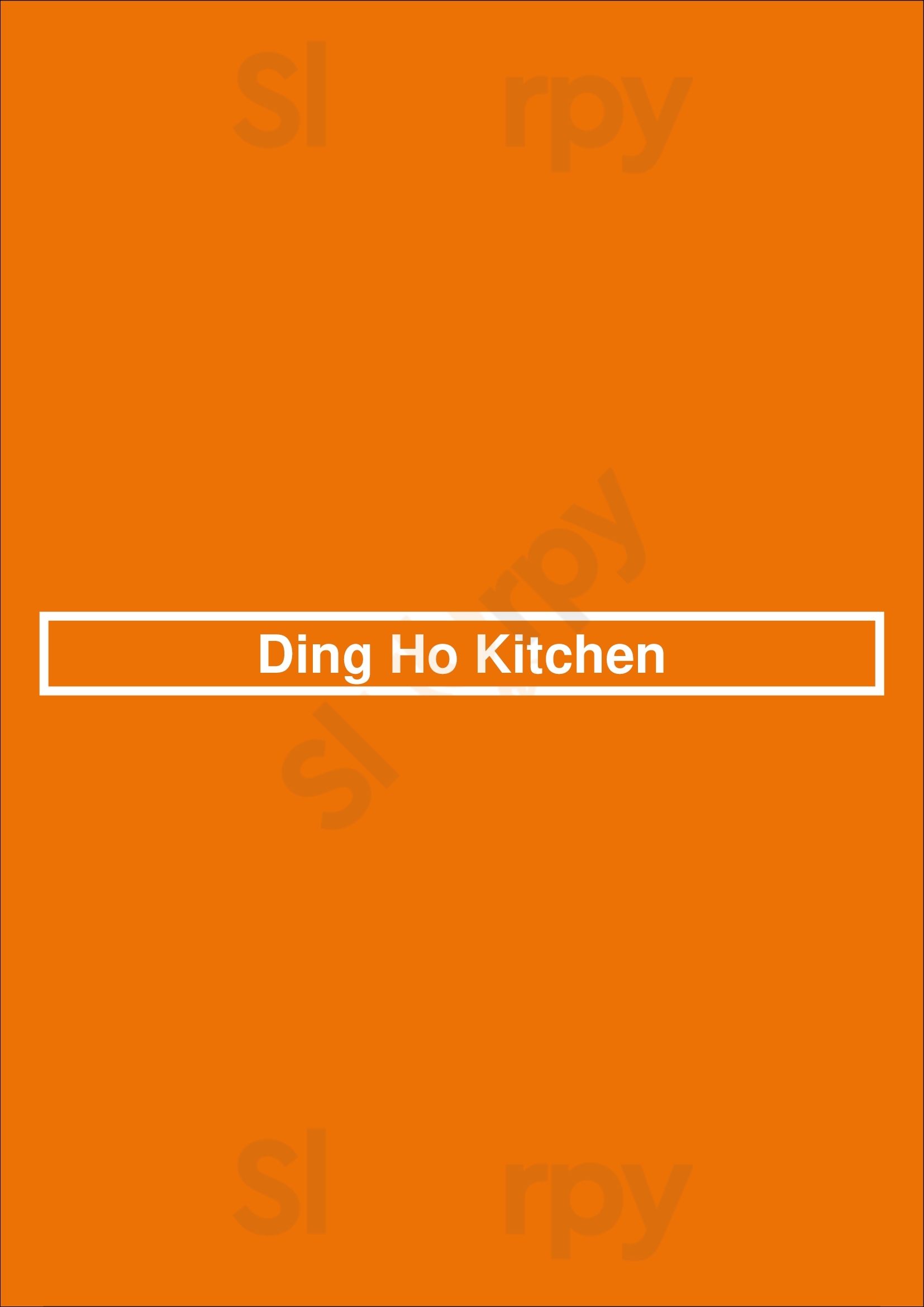 Ding Ho Kitchen Fresno Menu - 1