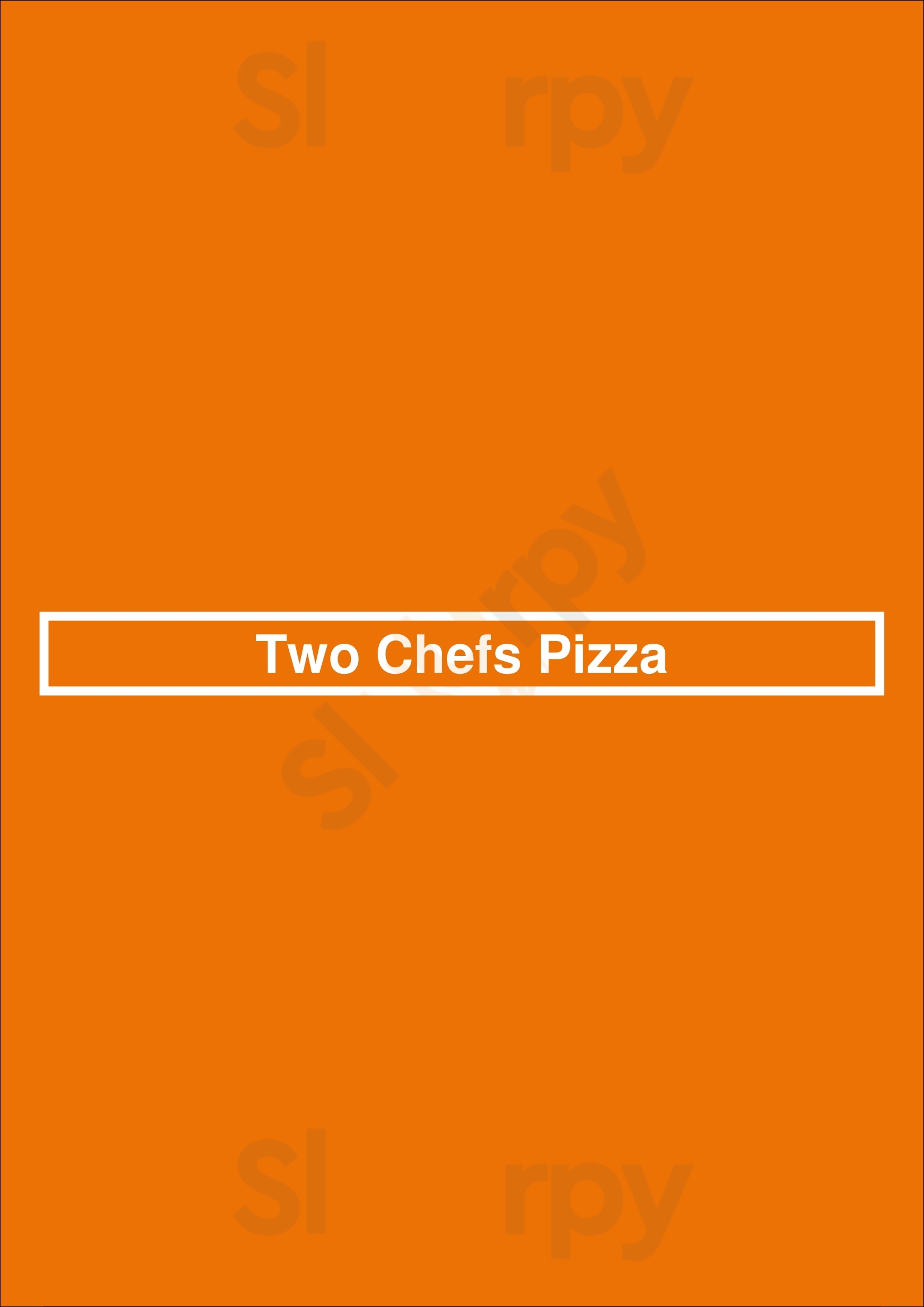 Two Chefs Pizza Arlington Menu - 1