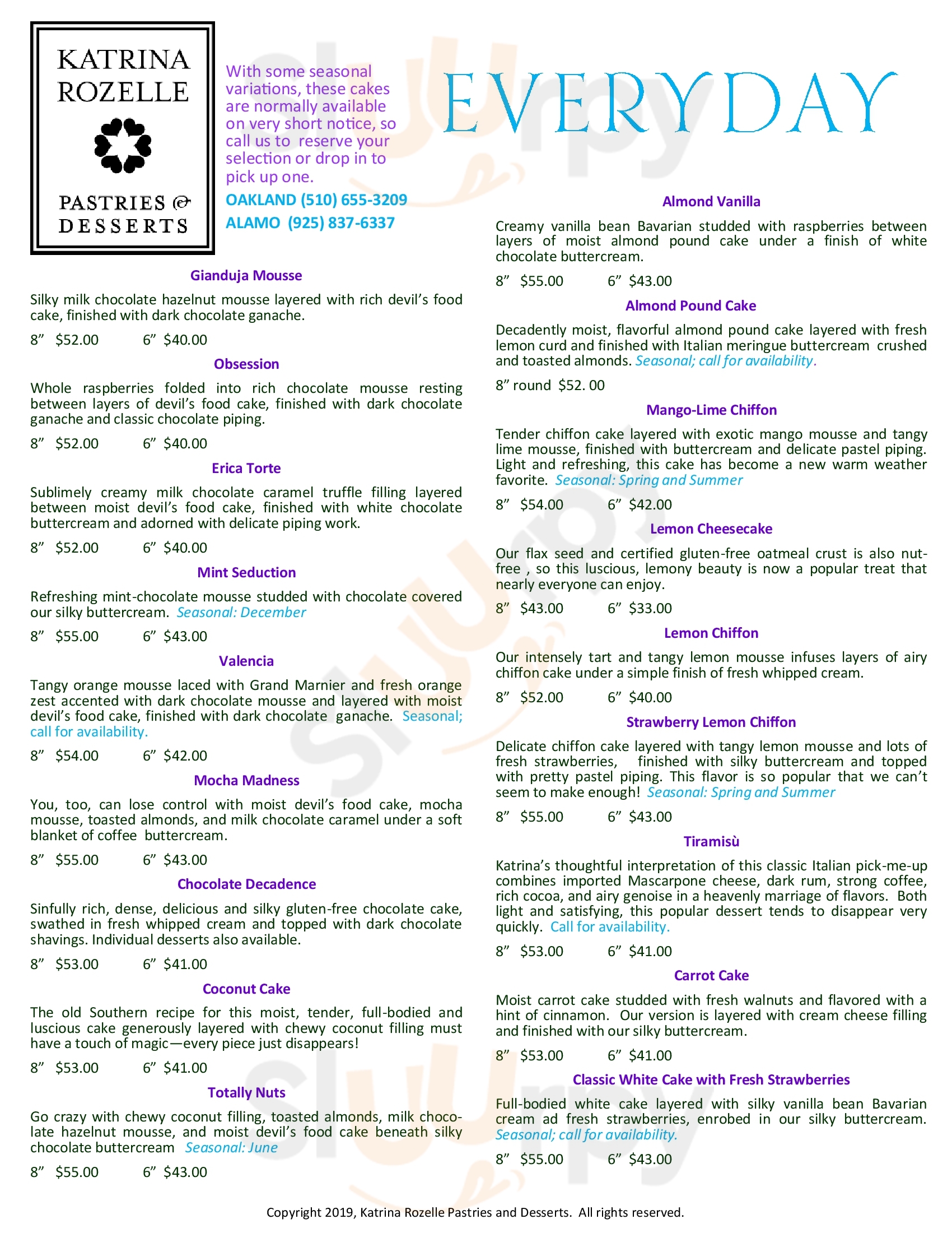 Main Menu - Katrina Rozelle