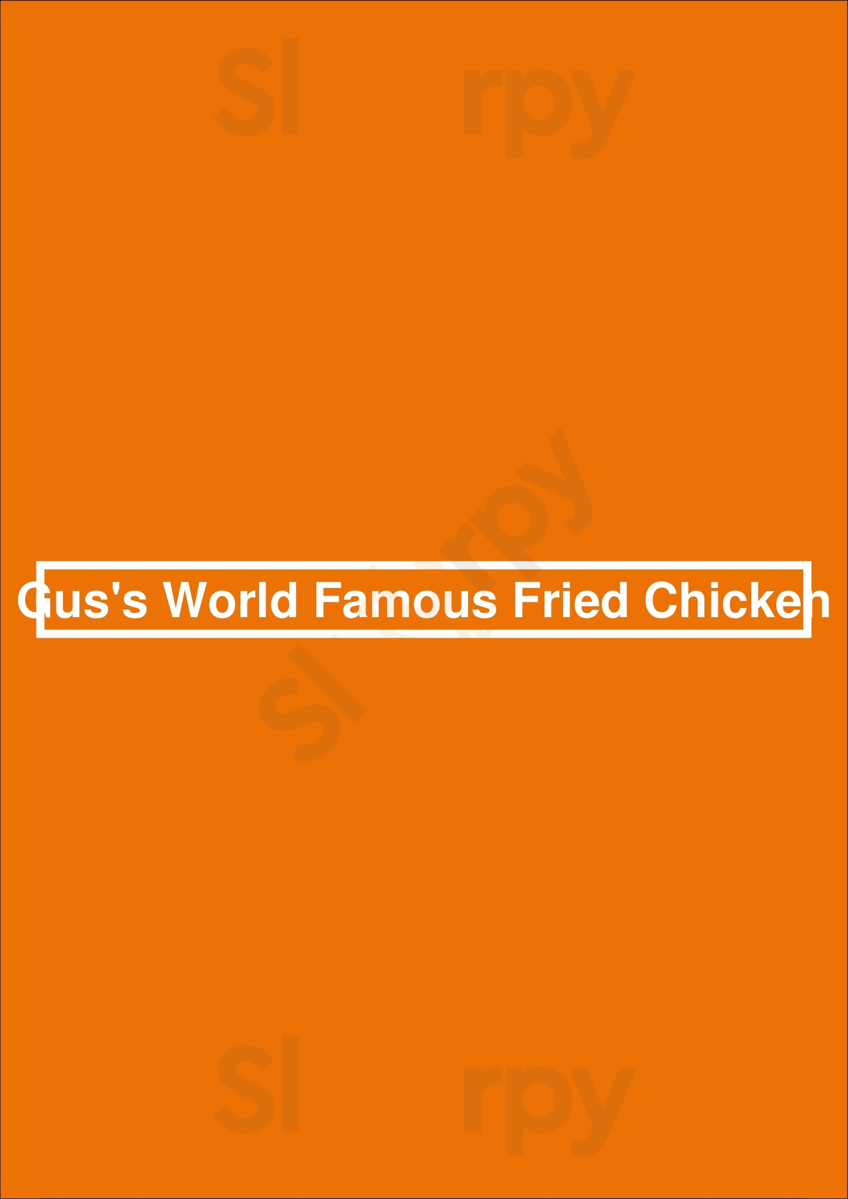Main Menu - Gus's World Famous Fried Chicken