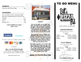 Bill's Pizza Pub, Greensboro