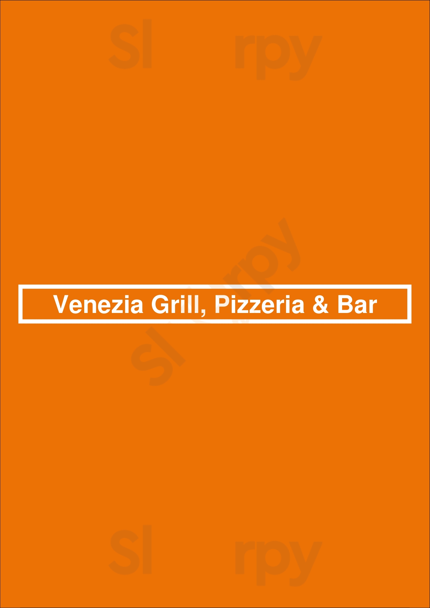 Venezia Grill, Pizzeria & Bar Miami Beach Menu - 1