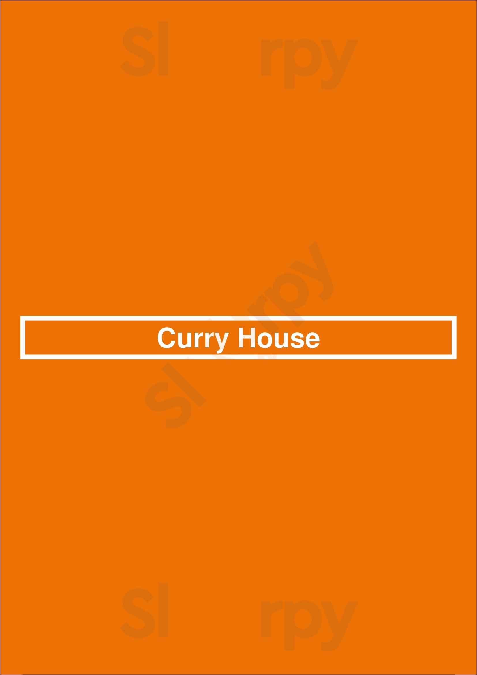 Curry House Fresno Menu - 1