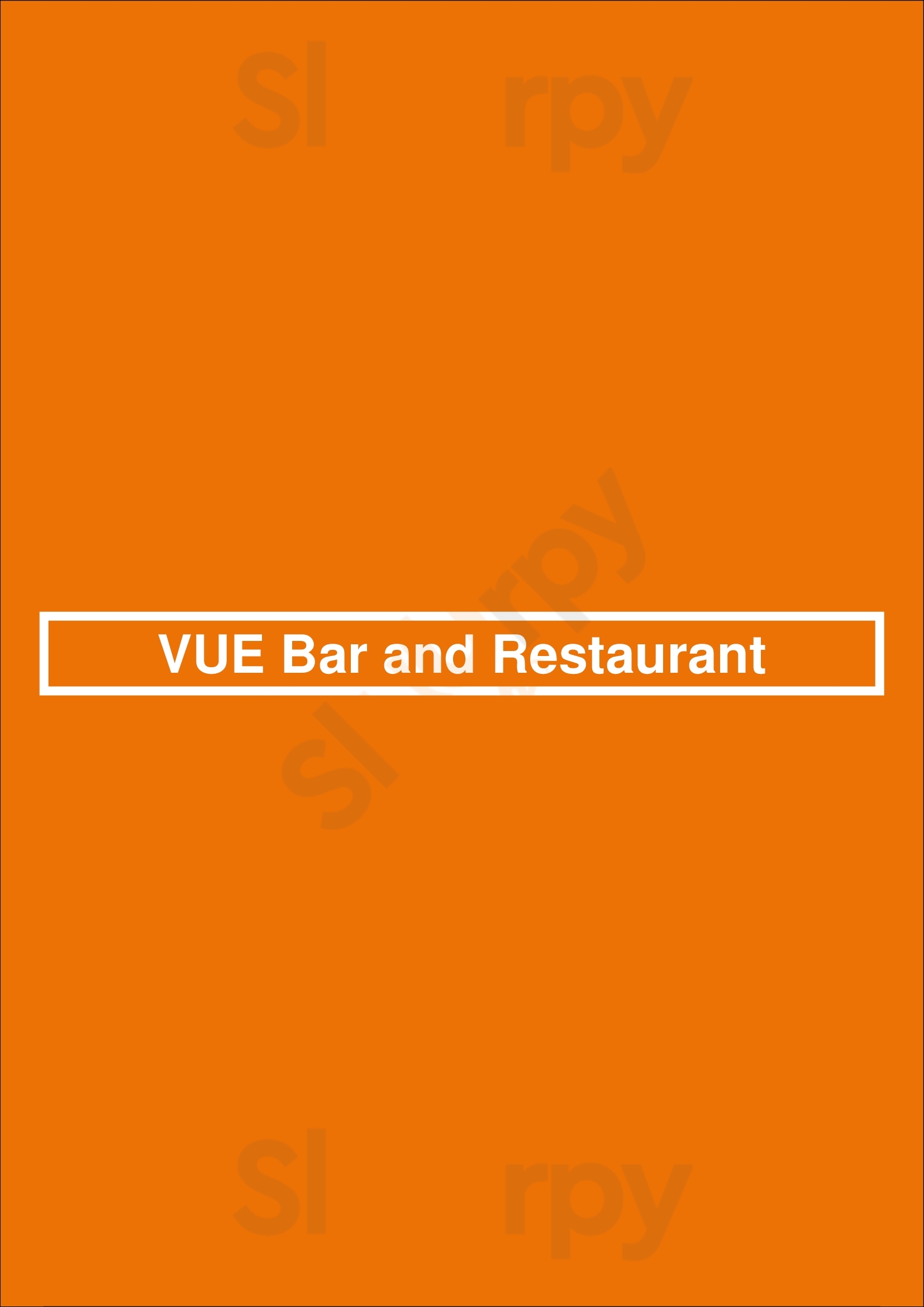 Vue Bar And Restaurant Long Beach Menu - 1