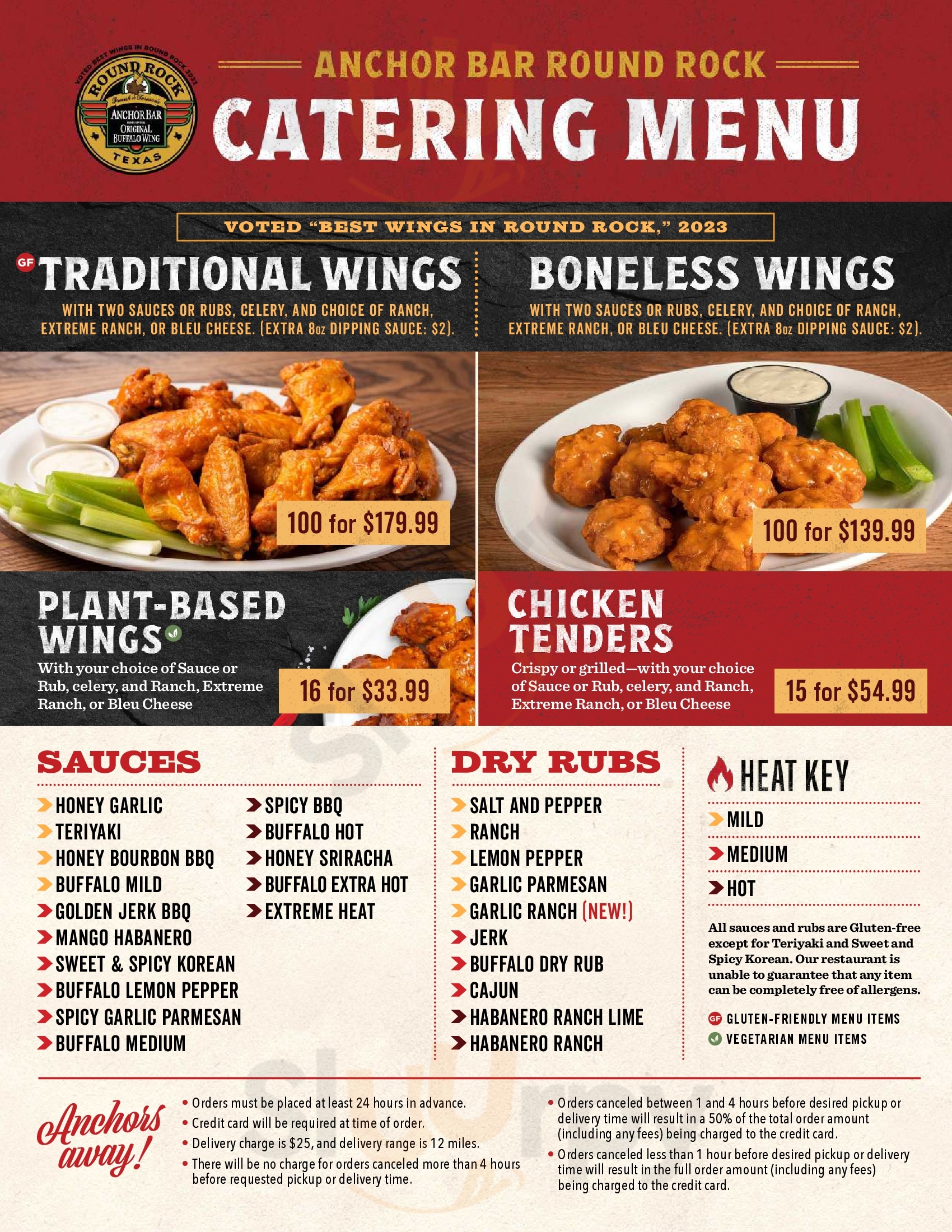 Main Menu - Anchor Inn