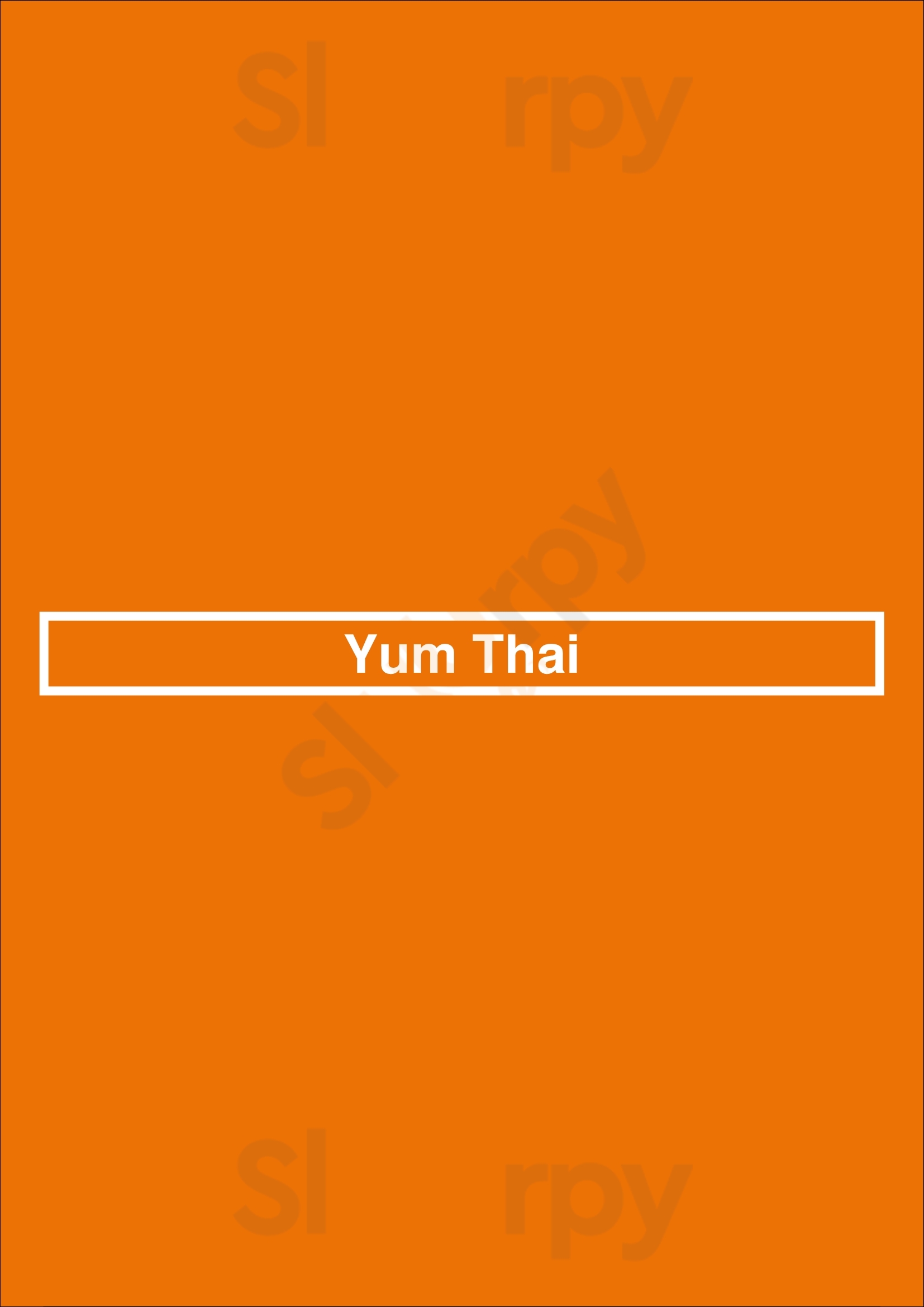 Yum Thai Fort Wayne Menu - 1