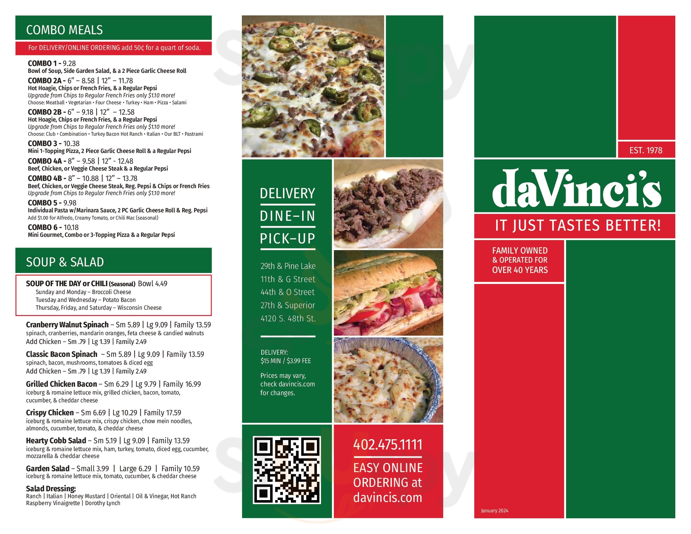 Main Menu - Davinci's