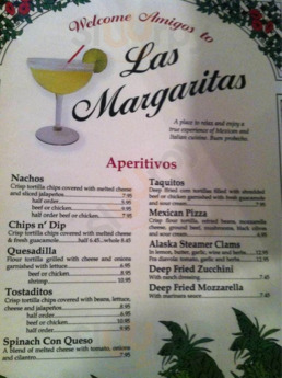 Las Margaritas Mexican & Itln, Anchorage - Menu originale,recensioni e ...