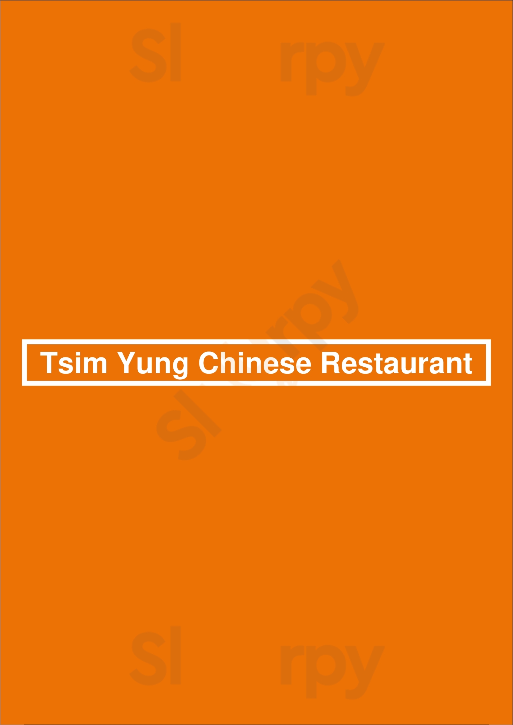 Tsim Yung Chinese Restaurant Alexandria Menu - 1