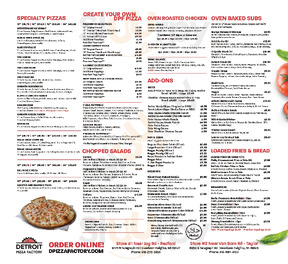 Detroit Pizza Factory