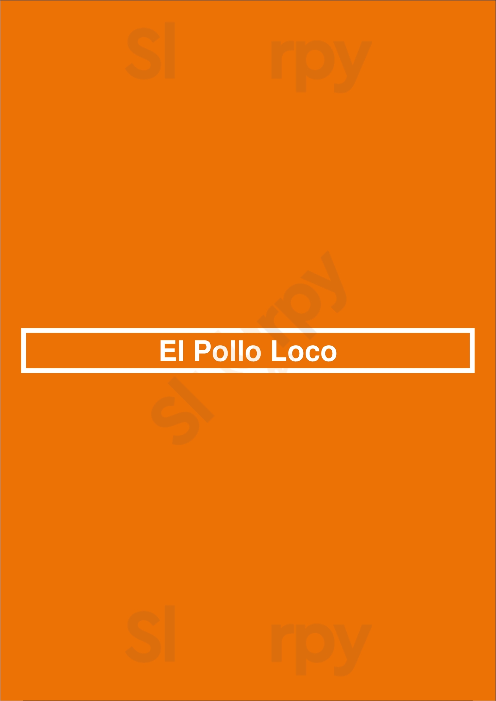 El Pollo Loco Fresno Menu - 1