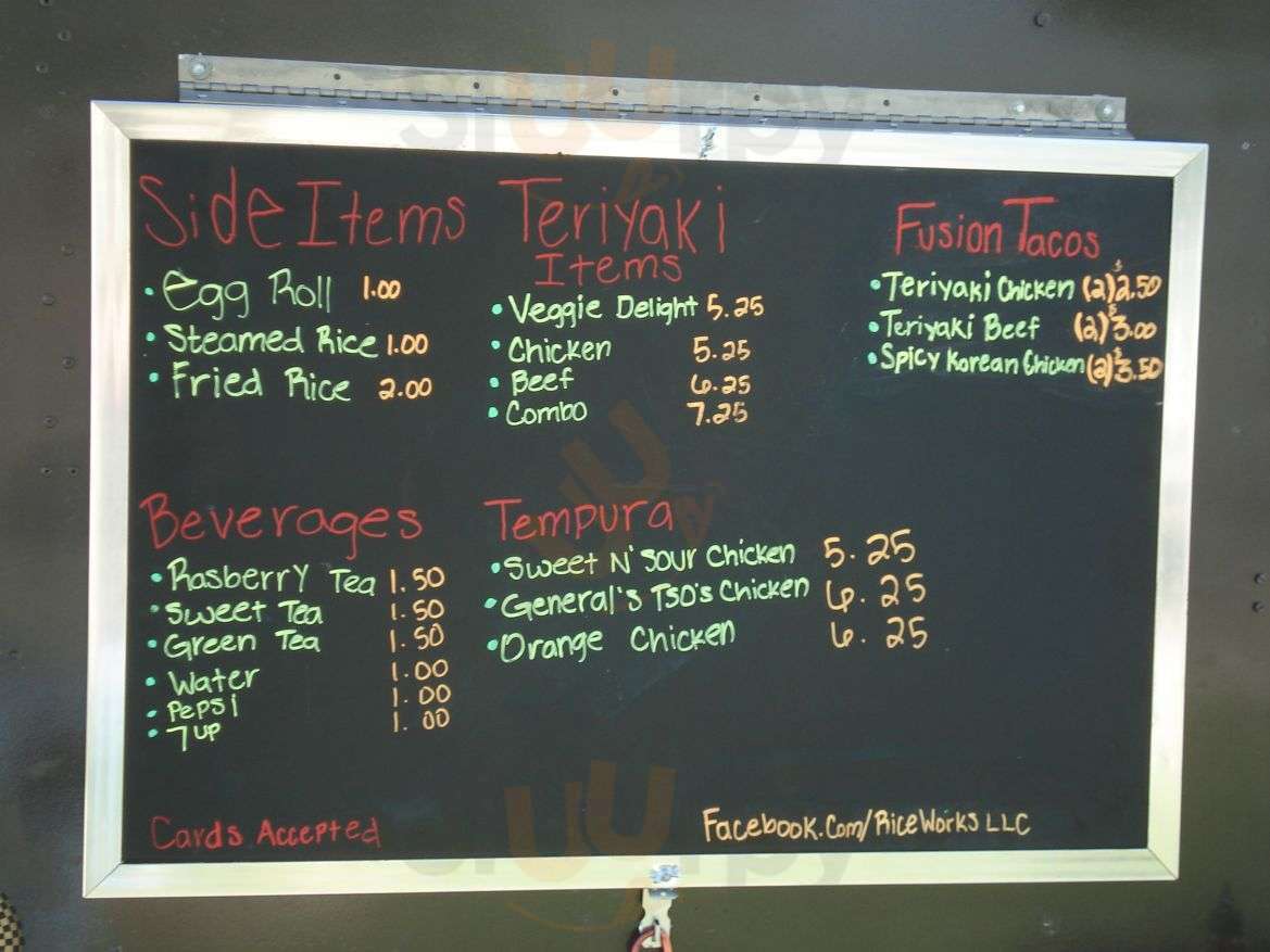 Riceworks Asian Food Boise Menu - 1