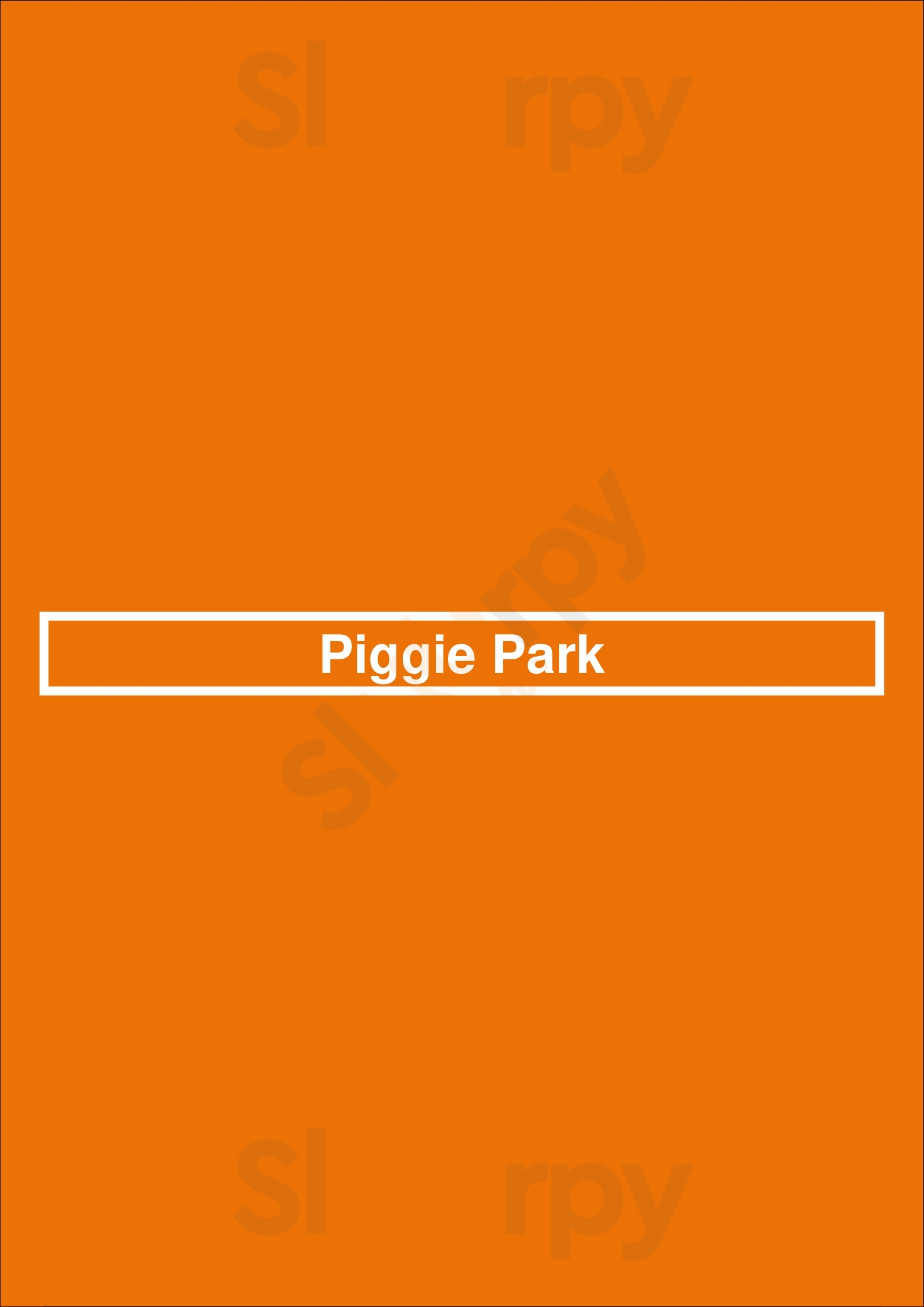 Main Menu - Piggie Park