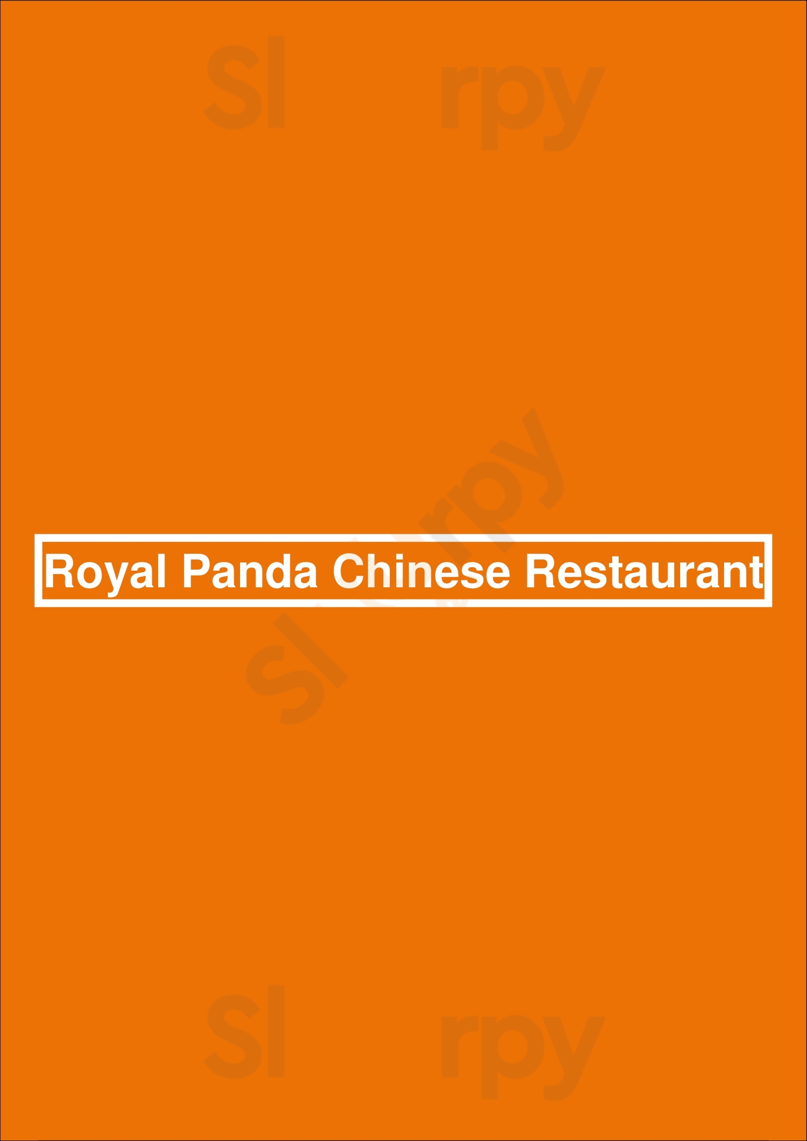 Royal Panda Chinese Restaurant Arlington Menu - 1