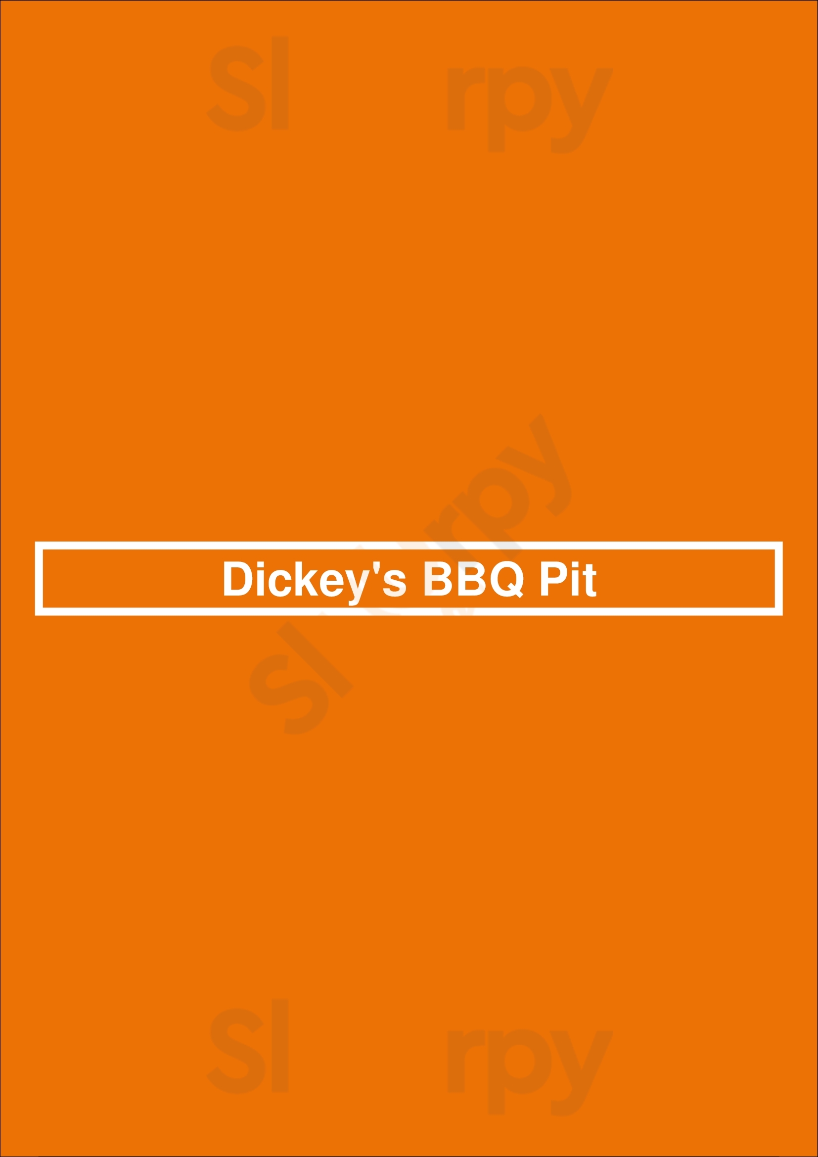 Dickey's Barbecue Pit Alexandria Menu - 1