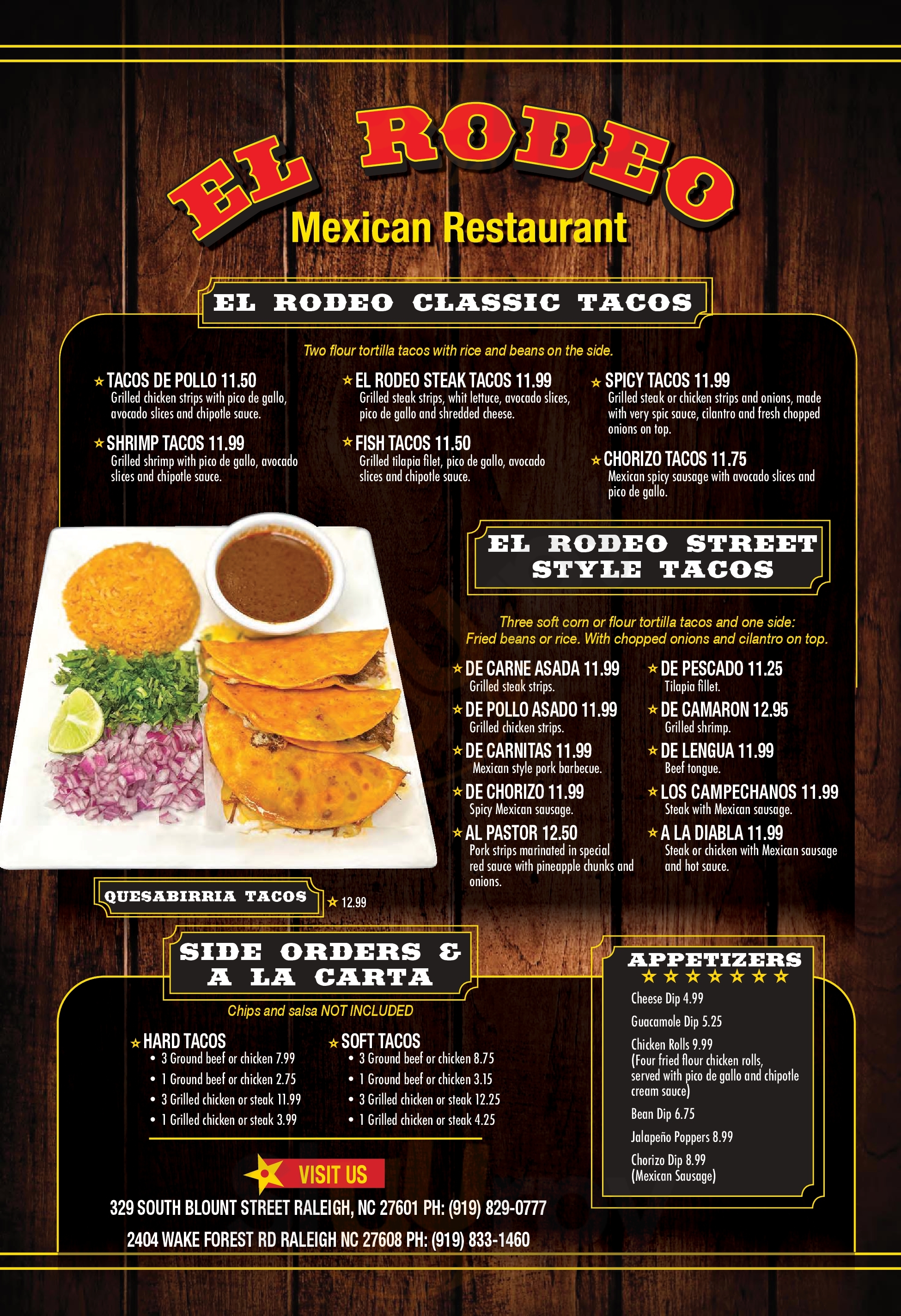 Main Menu - Las Palmas Mexican Restaurant