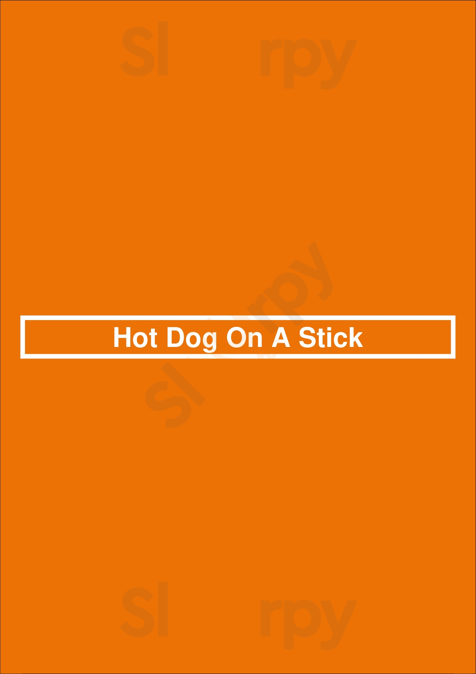 Hot Dog On A Stick Henderson Menu - 1