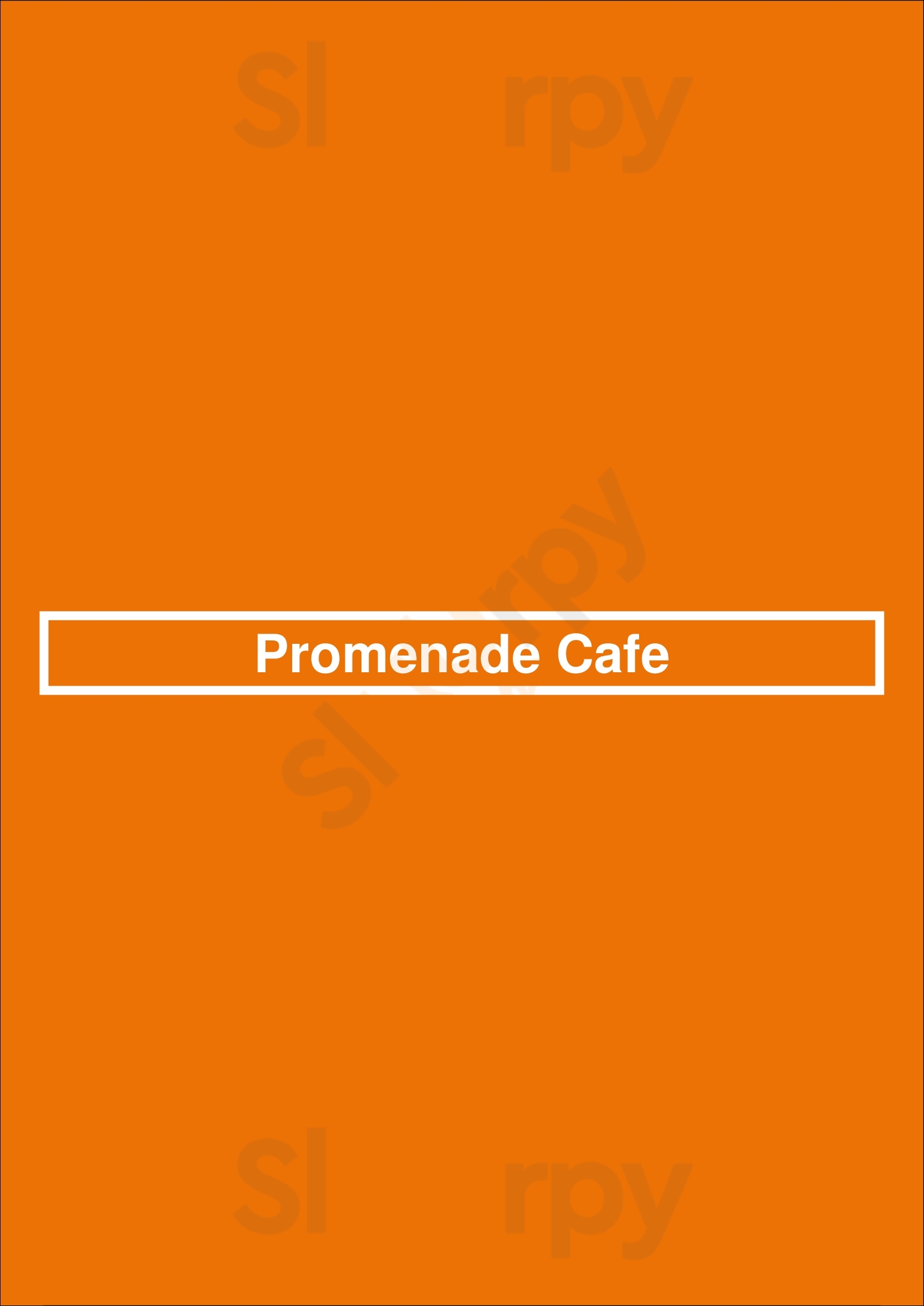 Promenade Cafe Long Beach Menu - 1