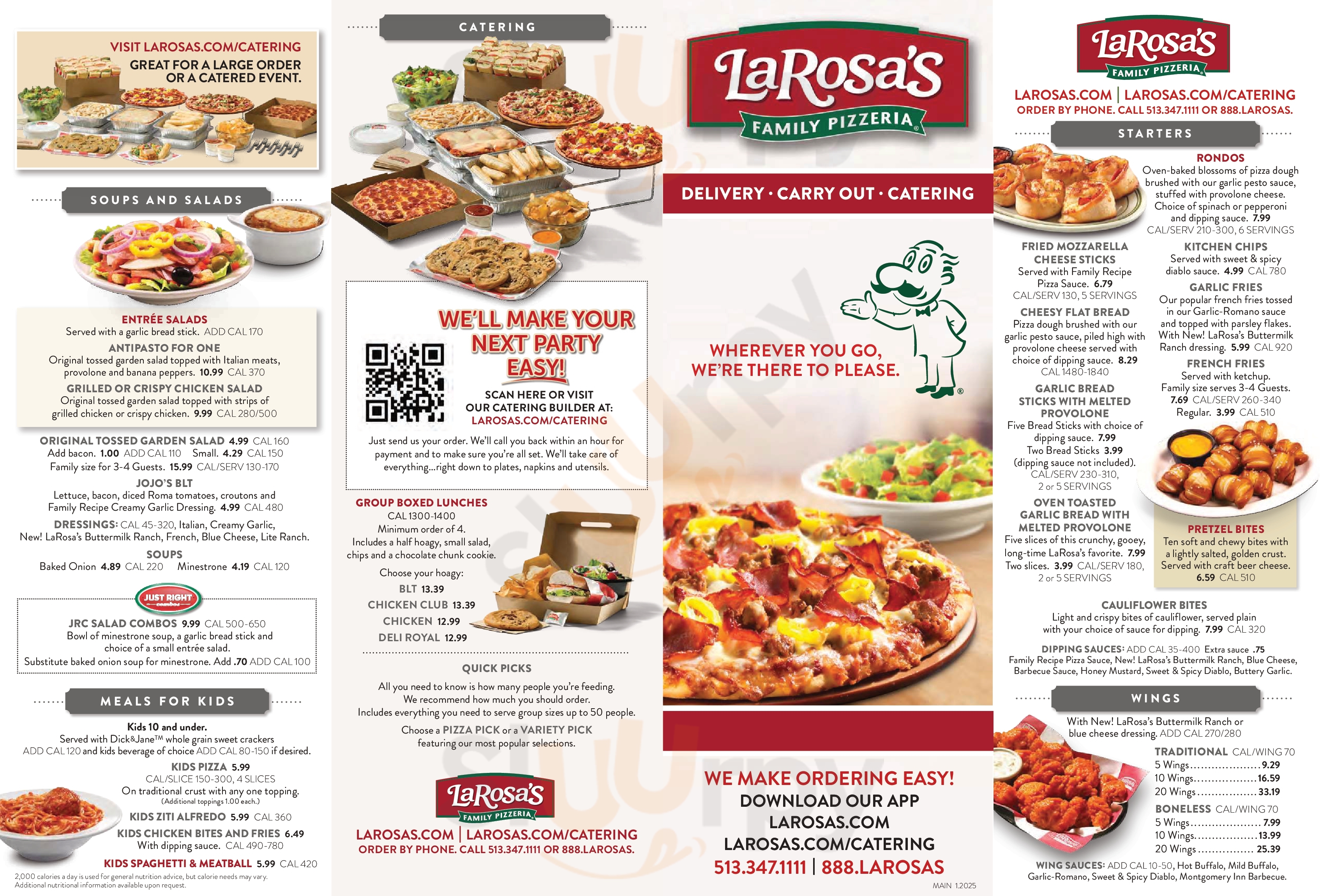 Main Menu - Pi Pizza Company