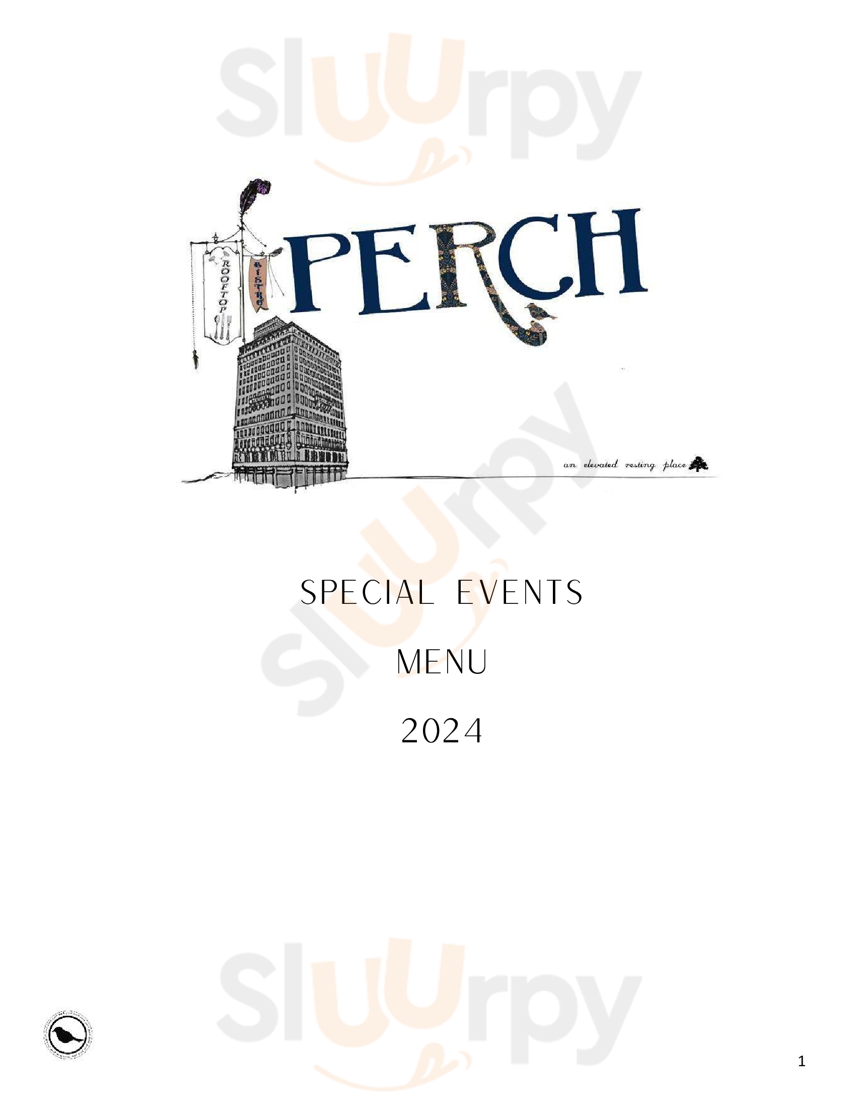 Main Menu - The Perch