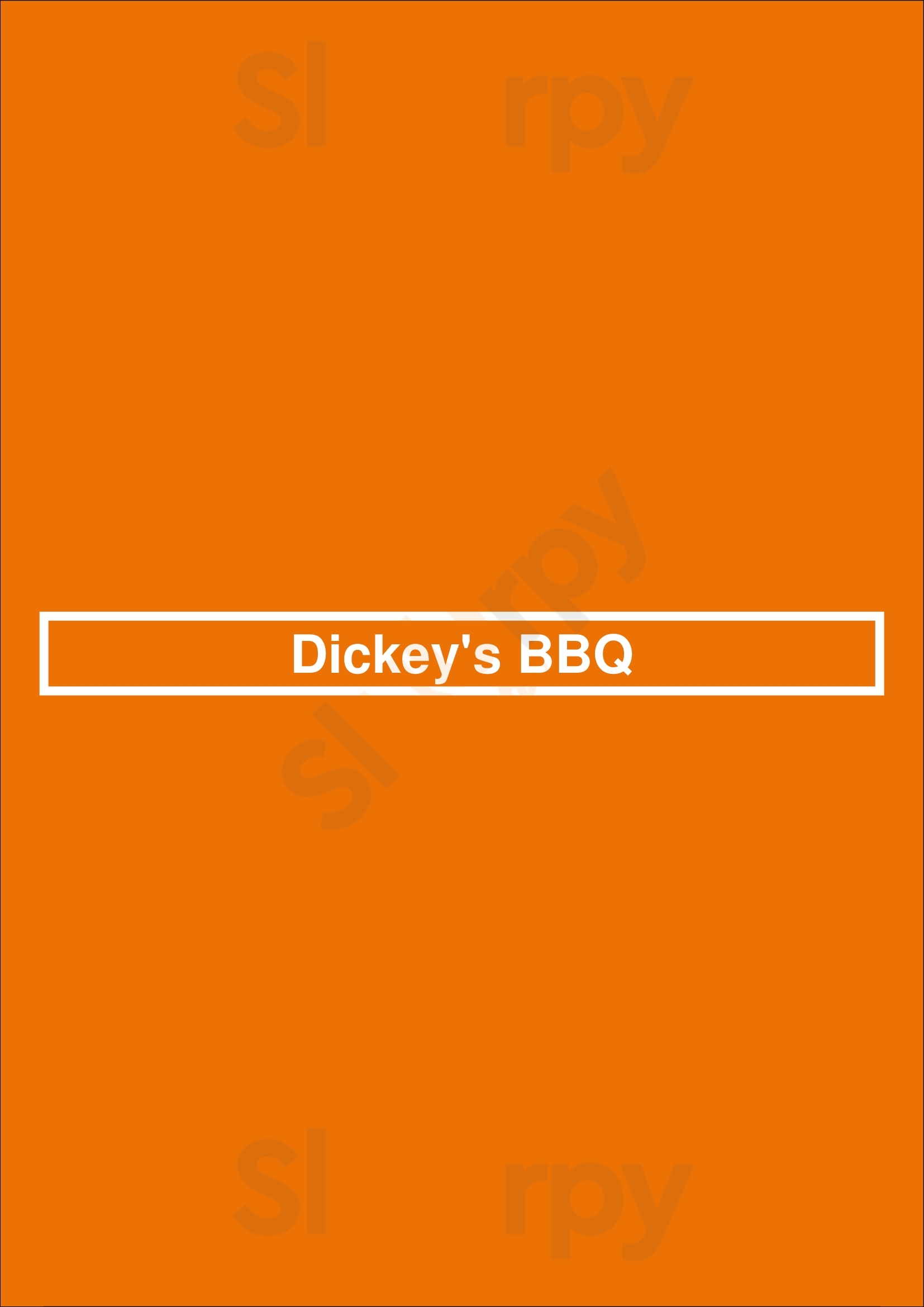 Dickey's Barbecue Pit Plano Menu - 1